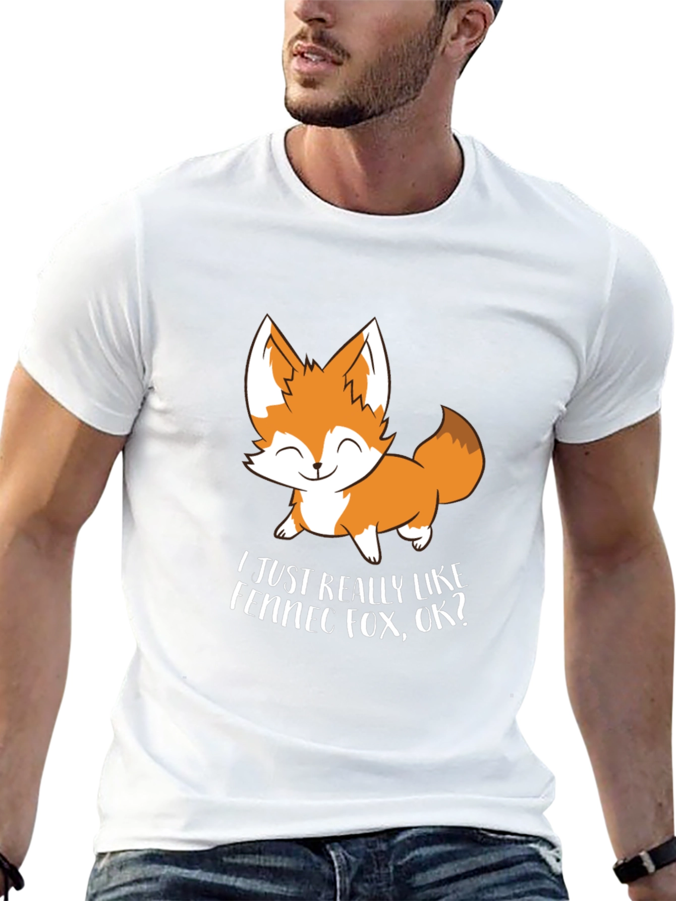 Cute Fennec Fox Graphic Tee - Unisex