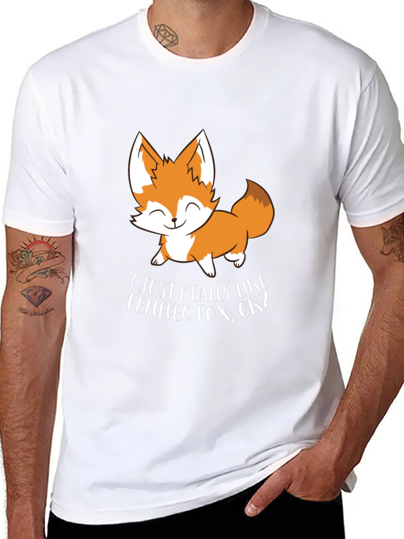 Cute Fennec Fox Graphic Tee - Unisex