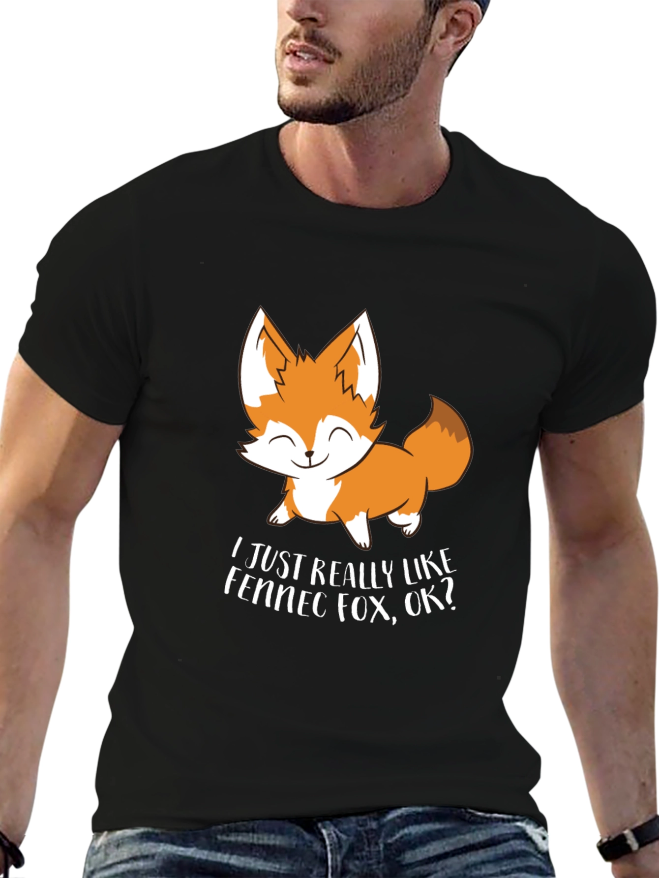 Cute Fennec Fox Graphic Tee - Unisex
