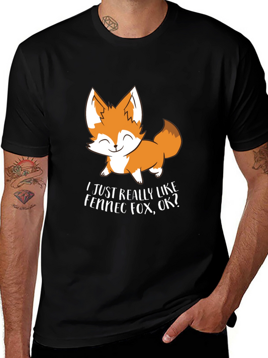 Cute Fennec Fox Graphic Tee - Unisex