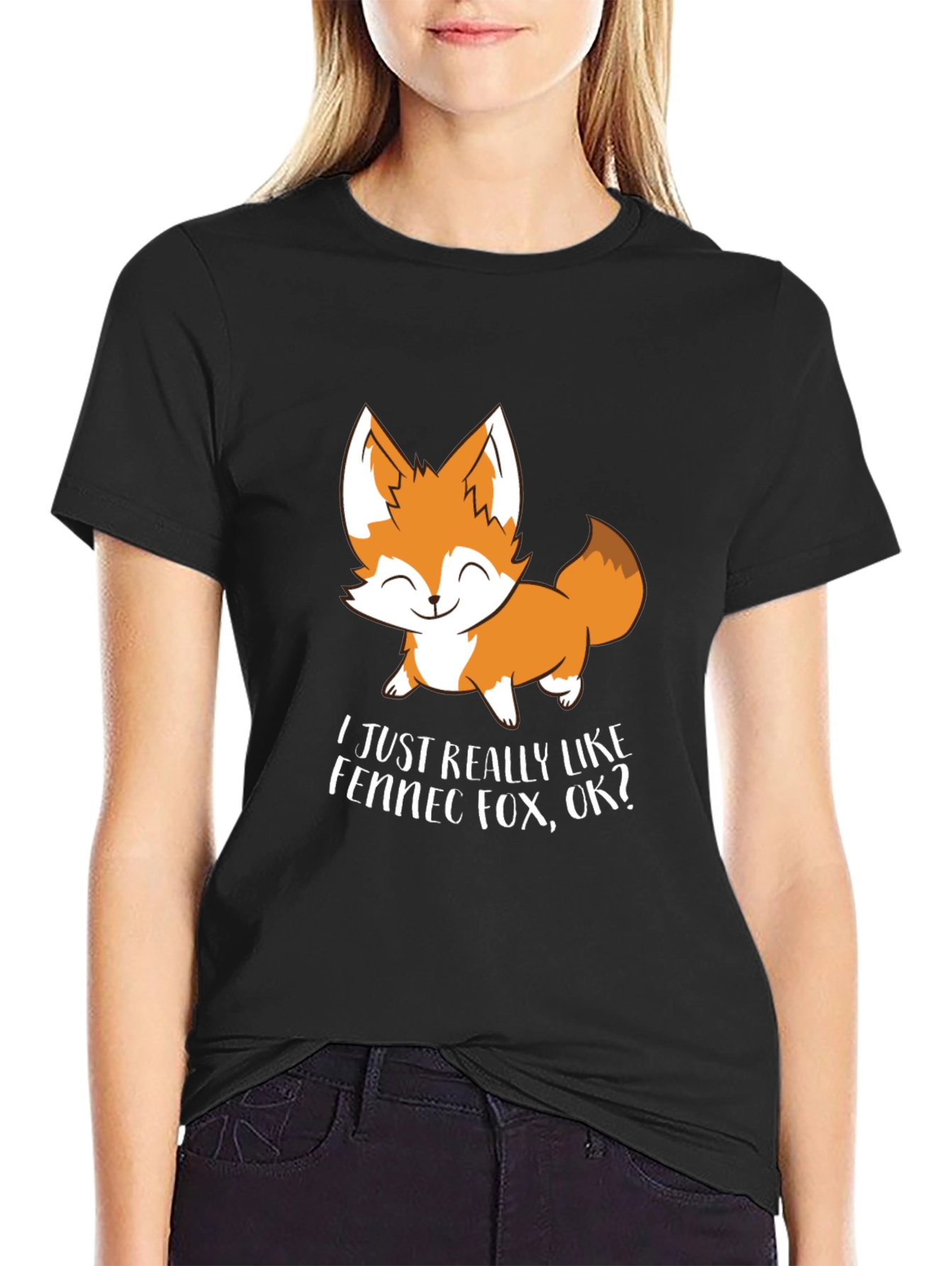 Cute Fennec Fox Graphic Tee - Unisex