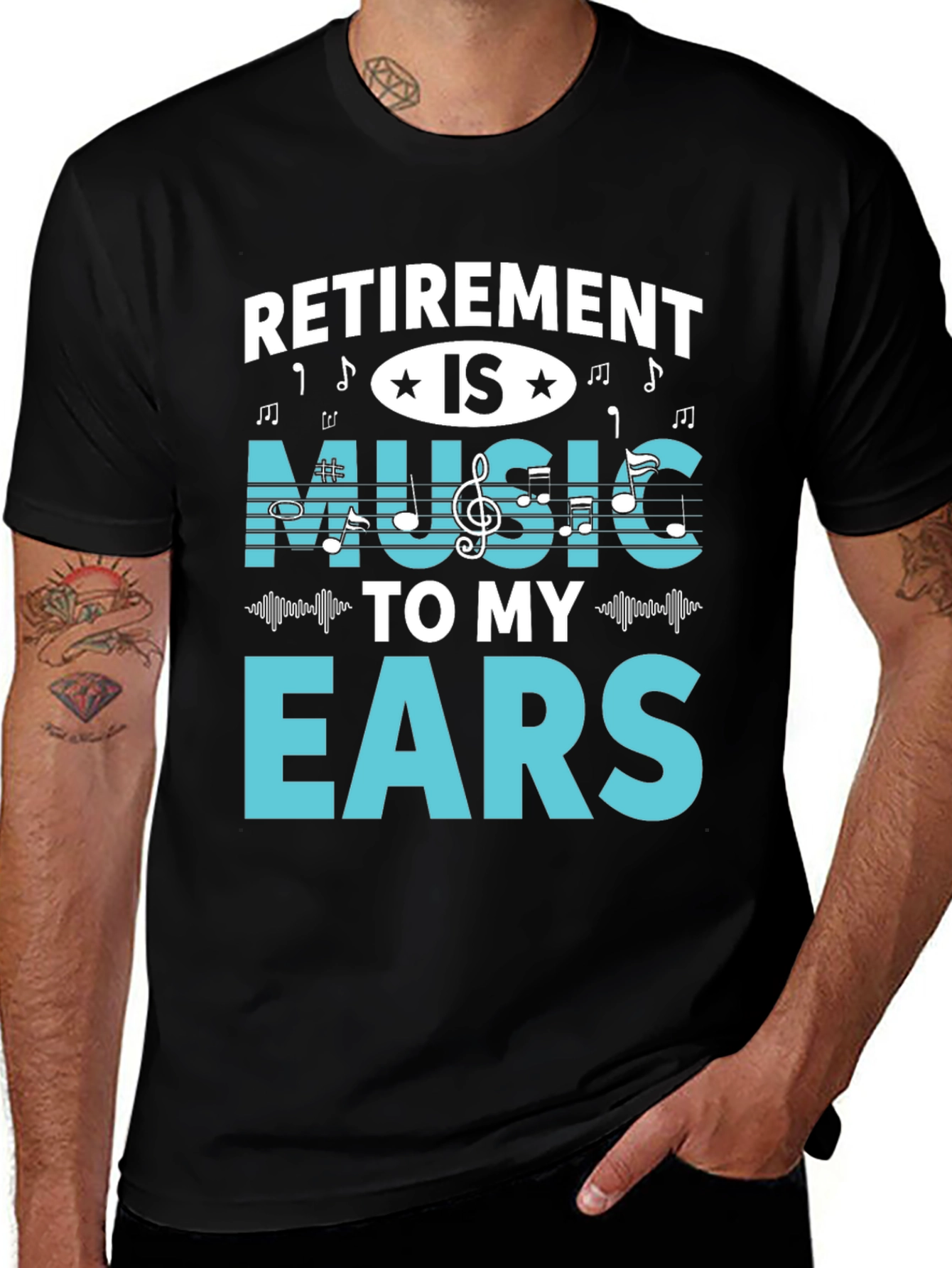 Retirement is Music to My Ears T-Shirt