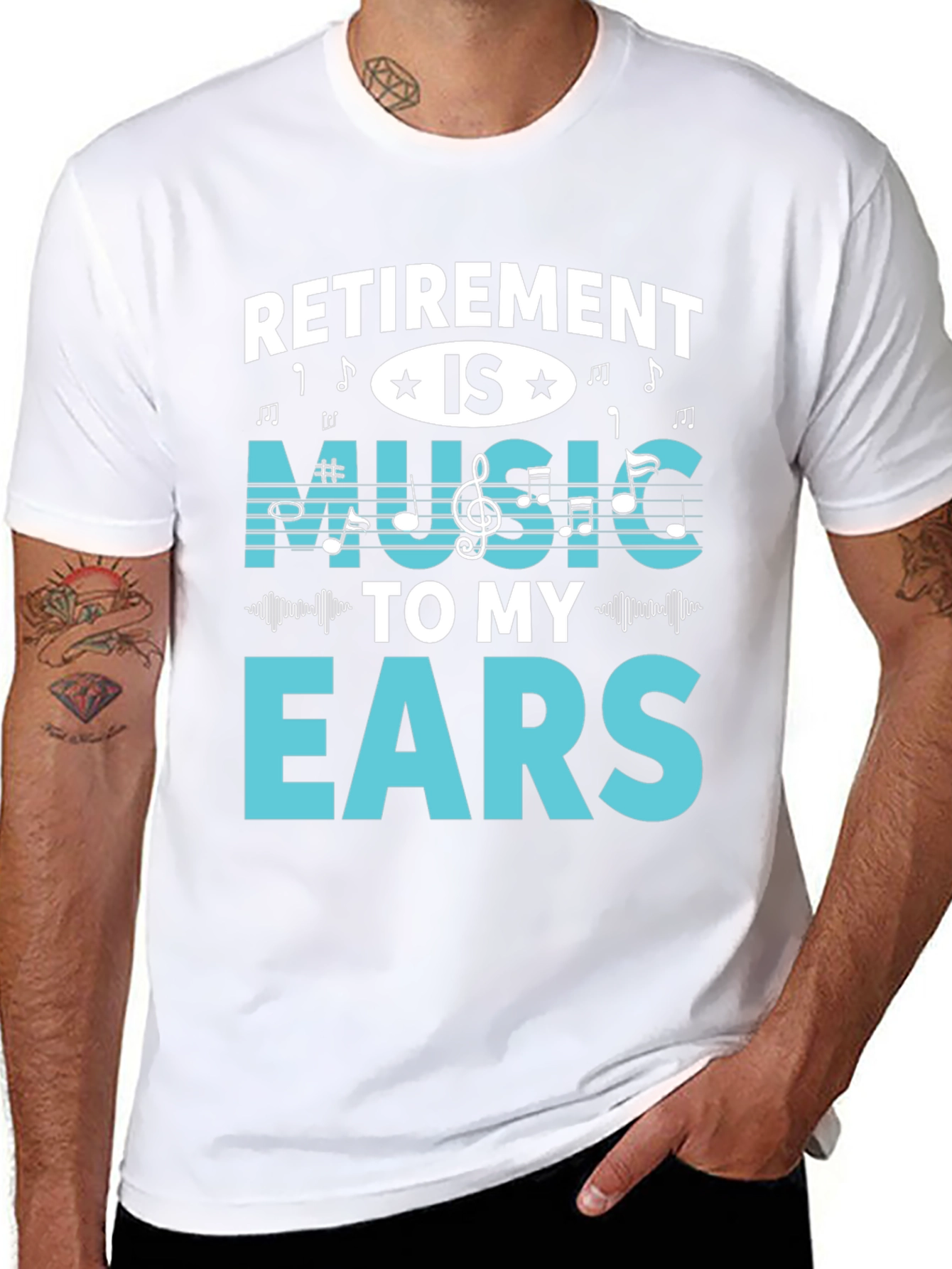 Retirement is Music to My Ears T-Shirt