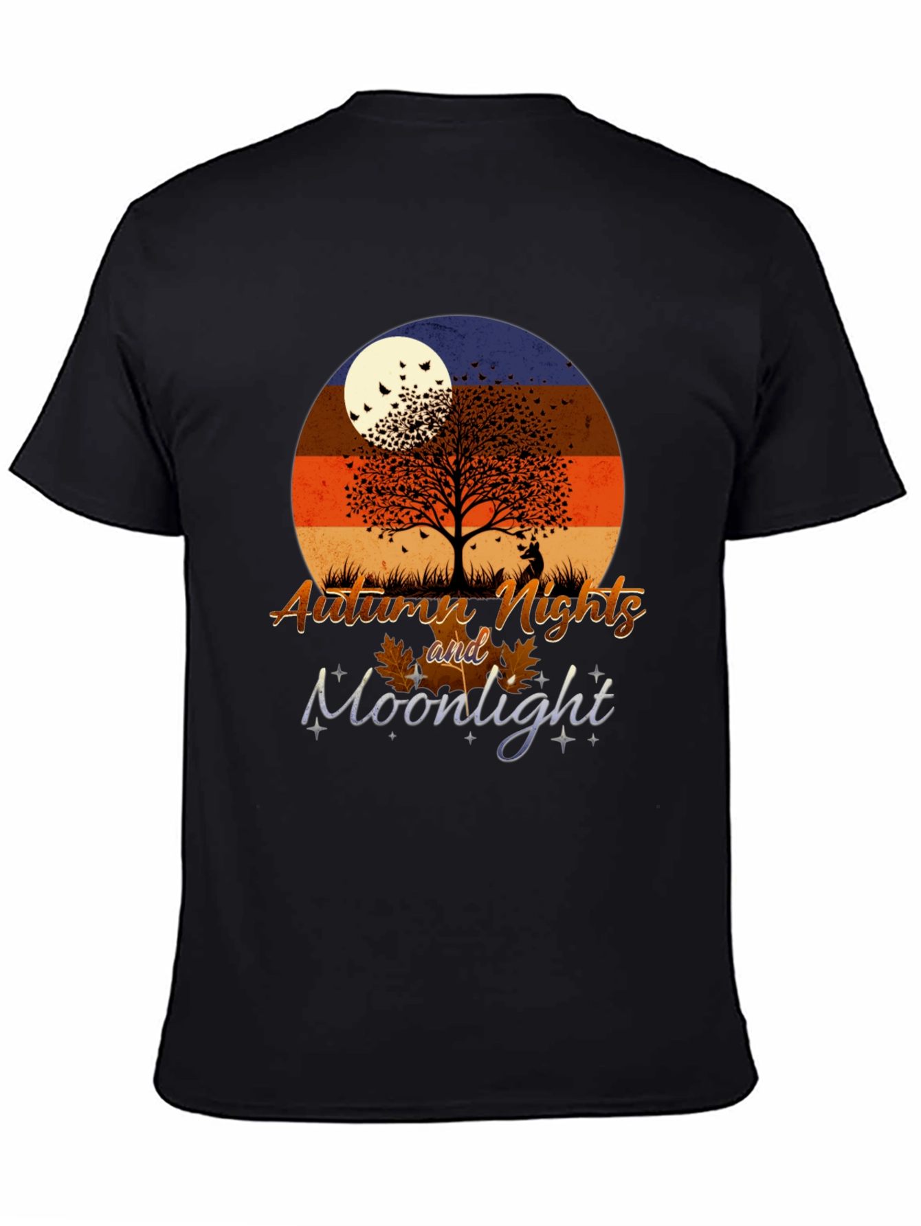 Autumn Nights Moonlight Graphic T-Shirt