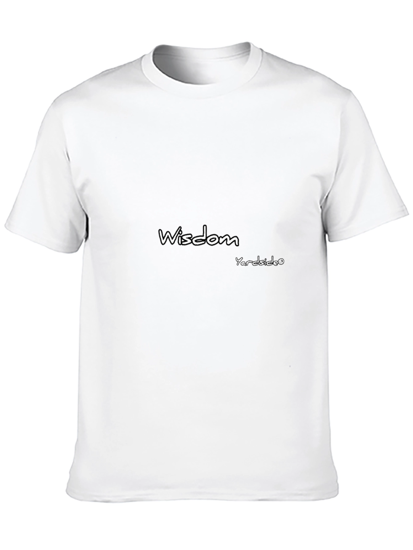 Wisdom Tee - Soft Black Cotton Blend Stylish Design