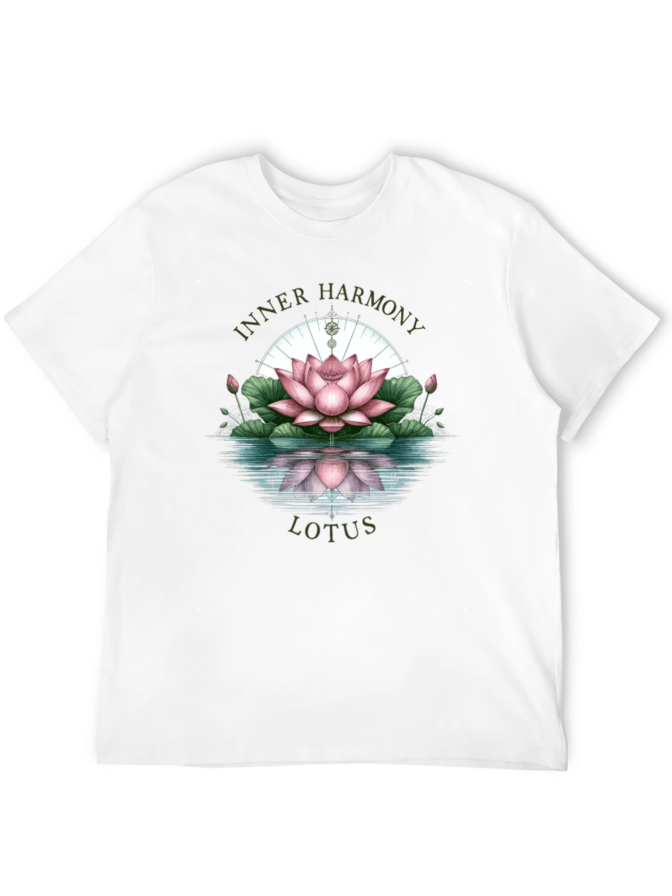 Inner Harmony Lotus Graphic Tee - Relaxed Fit