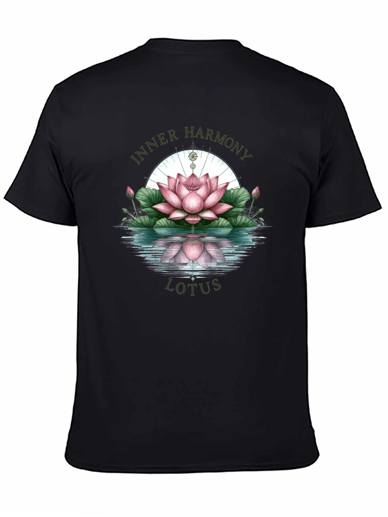 Inner Harmony Lotus Graphic Tee - Relaxed Fit