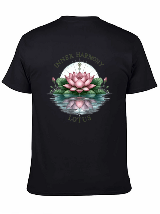 Inner Harmony Lotus Graphic Tee - Relaxed Fit