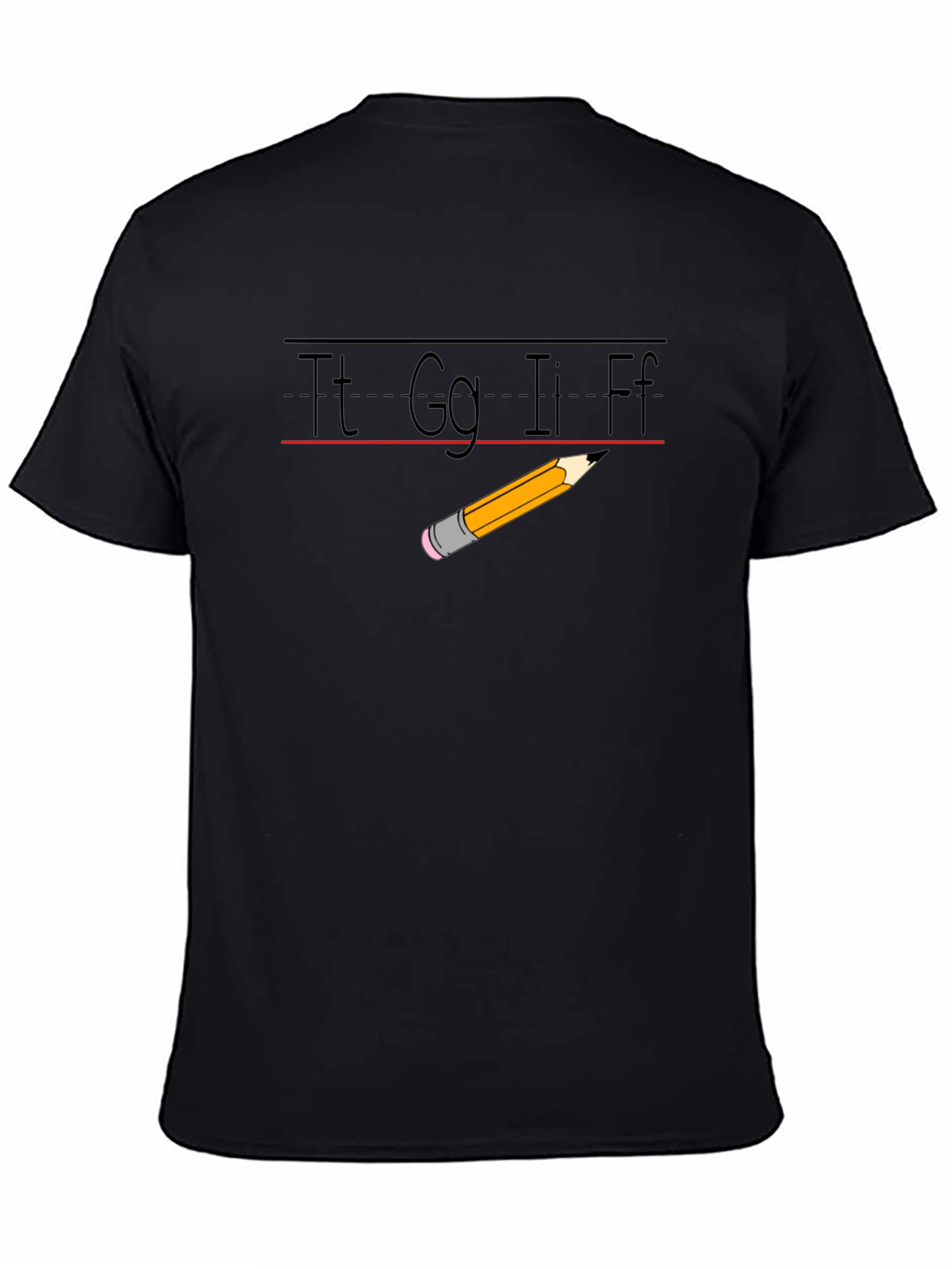 Teacher Alphabet Pencil T-Shirt