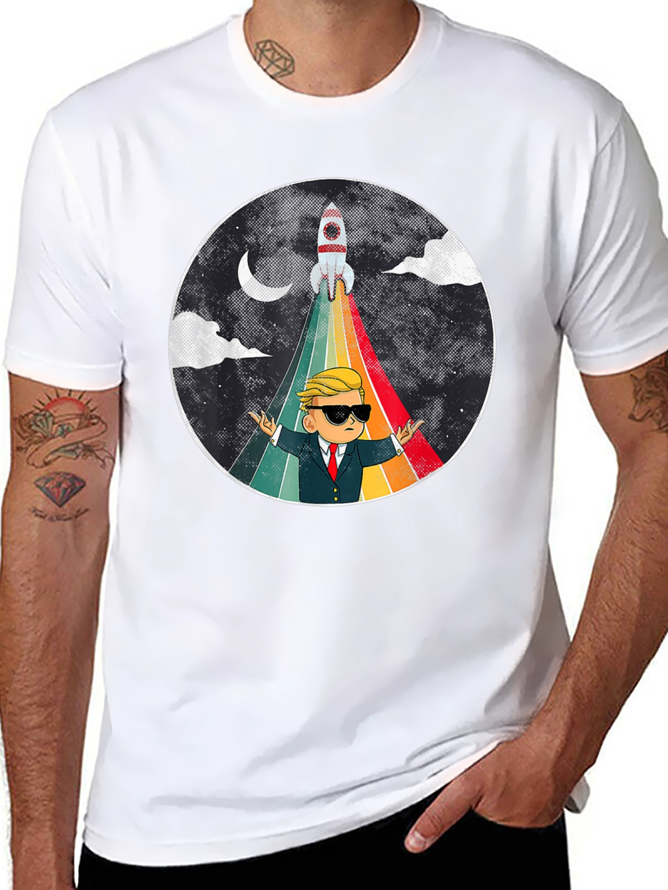 WallStreetBets Rocket Tee - To The Moon!
