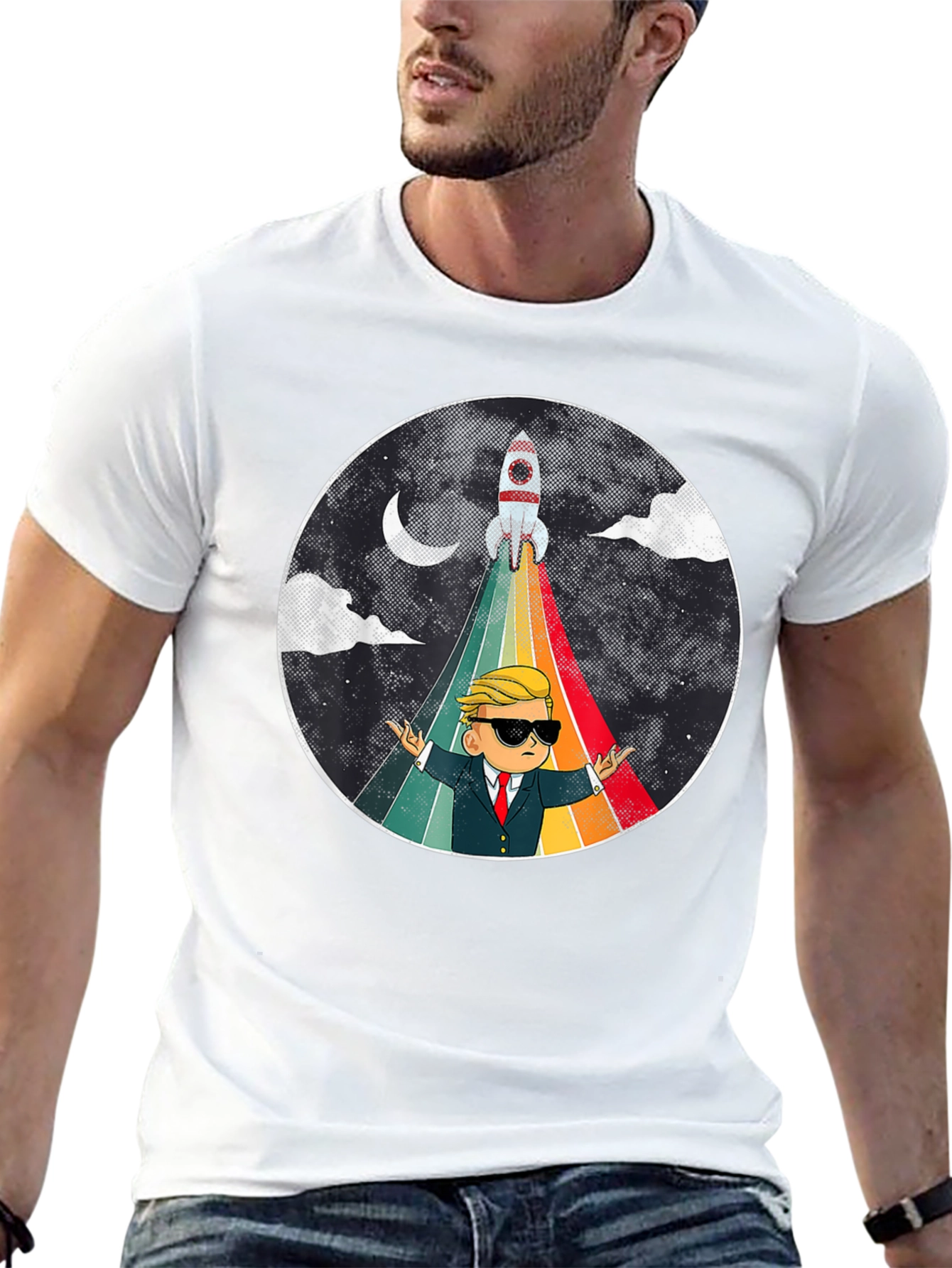 WallStreetBets Rocket Tee - To The Moon!