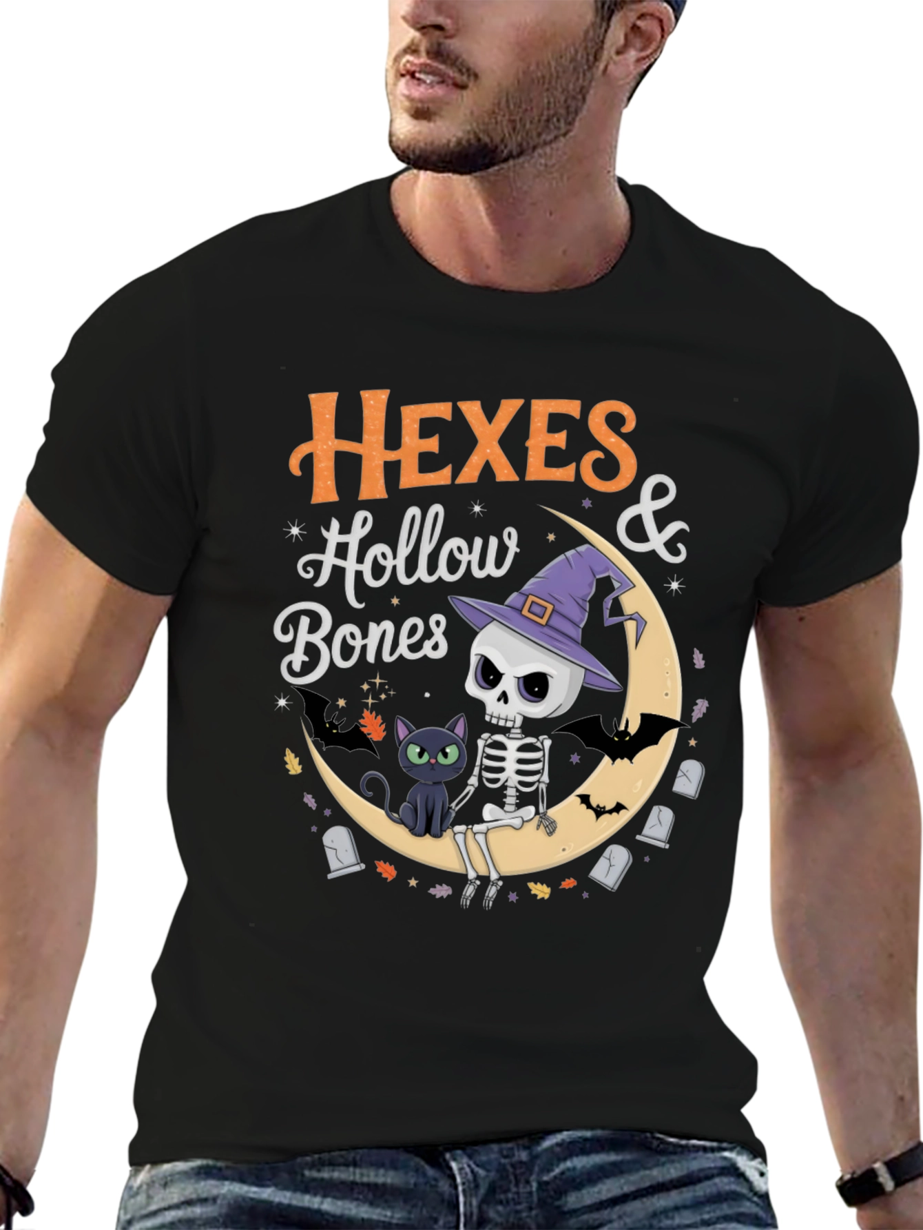 Hexes & Hollow Bones Halloween T-Shirt