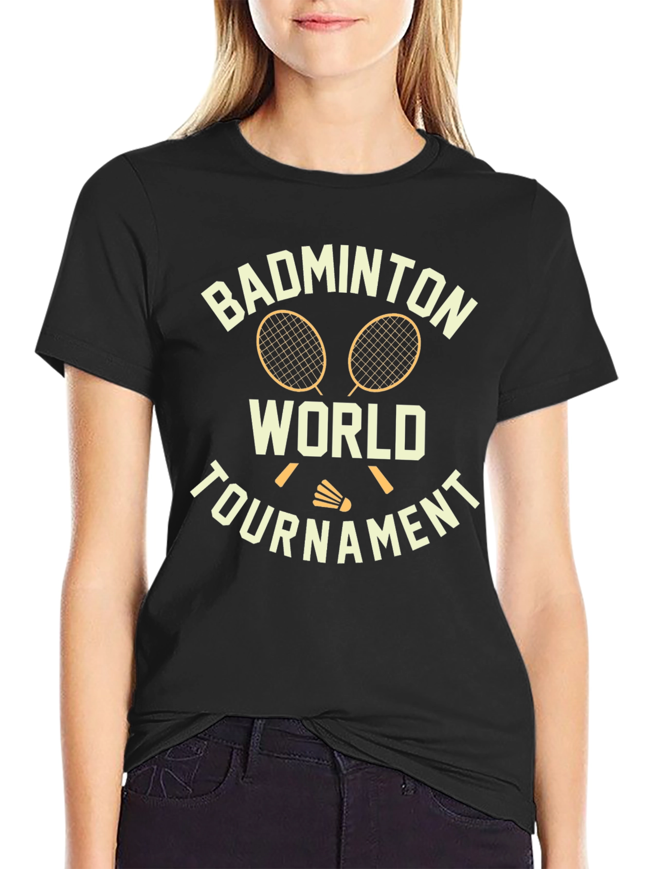 Badminton World Tournament Graphic Tee