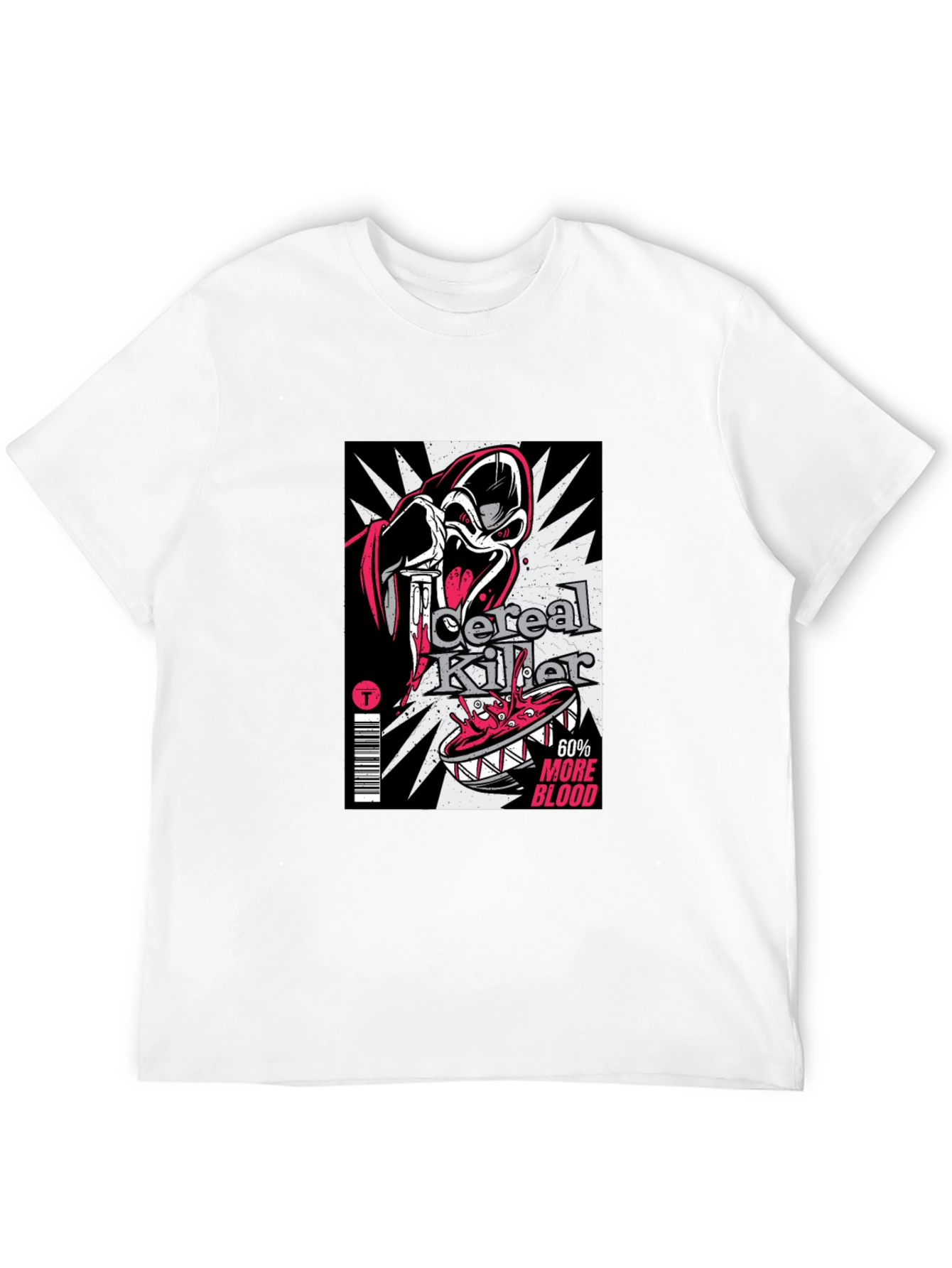 Cereal Killer Graphic T-Shirt - Black