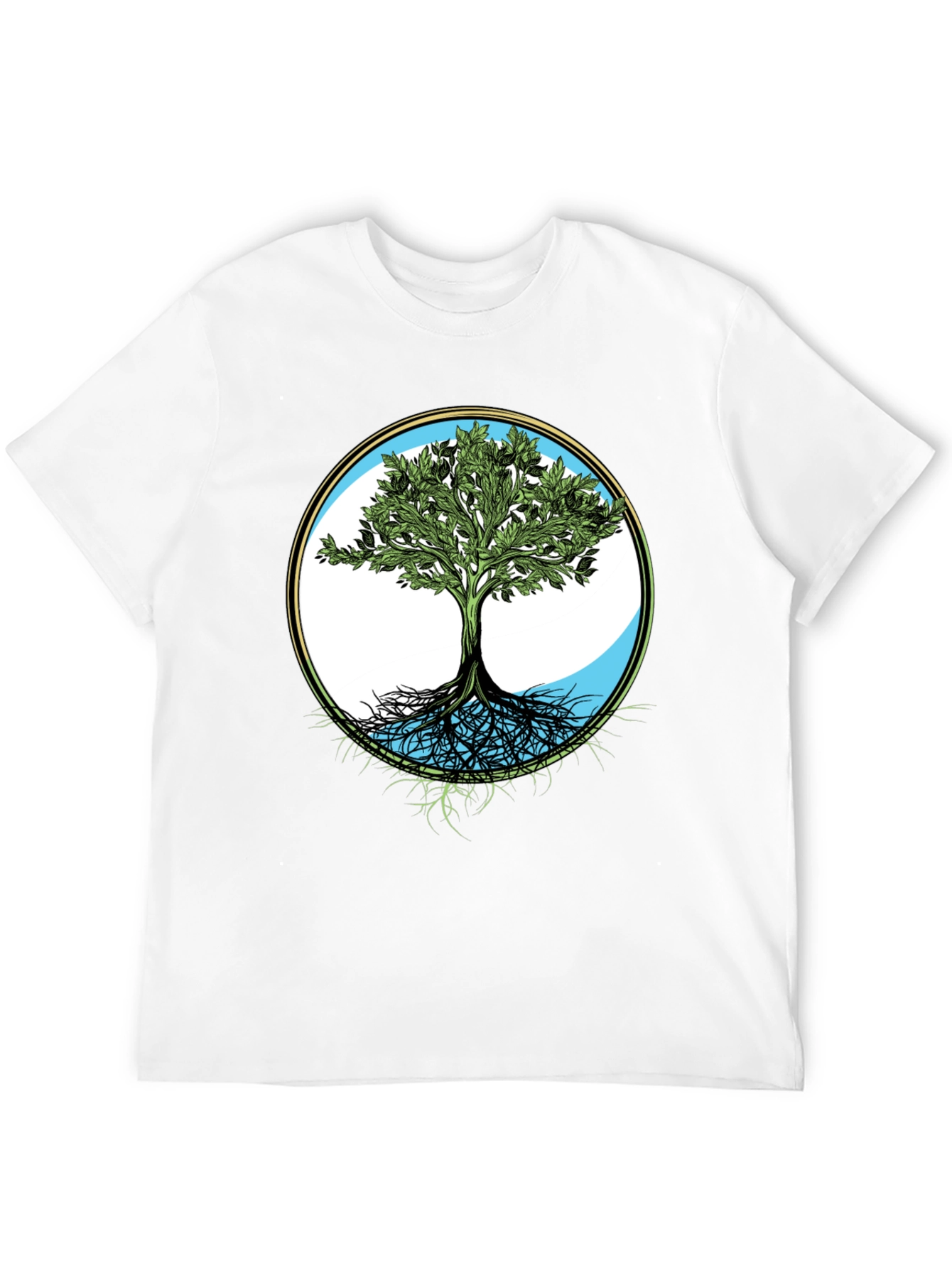 Tree of Life Graphic Tee - Black Casual T-Shirt
