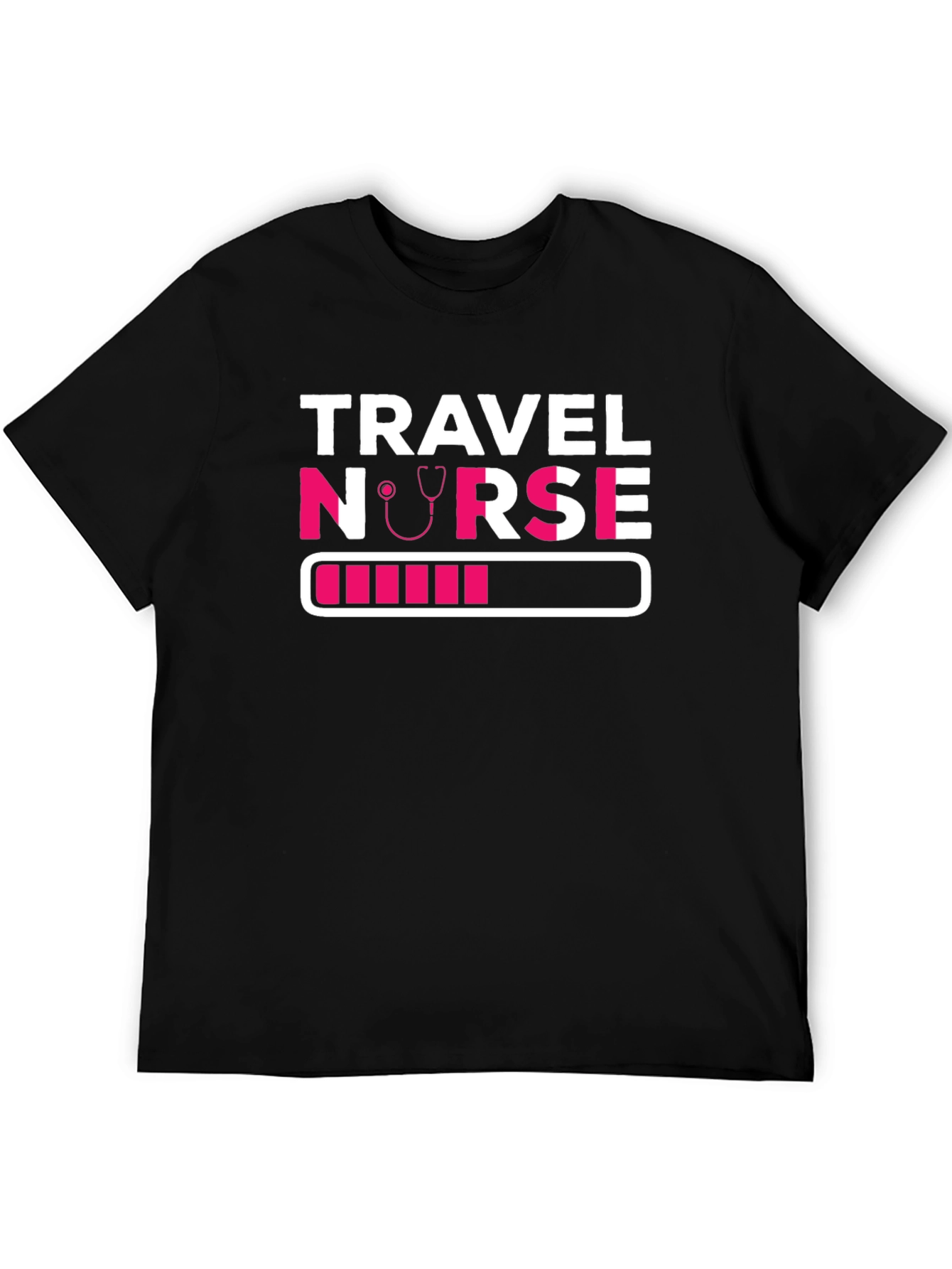 Travel Nurse Loading T-Shirt - Pink Design