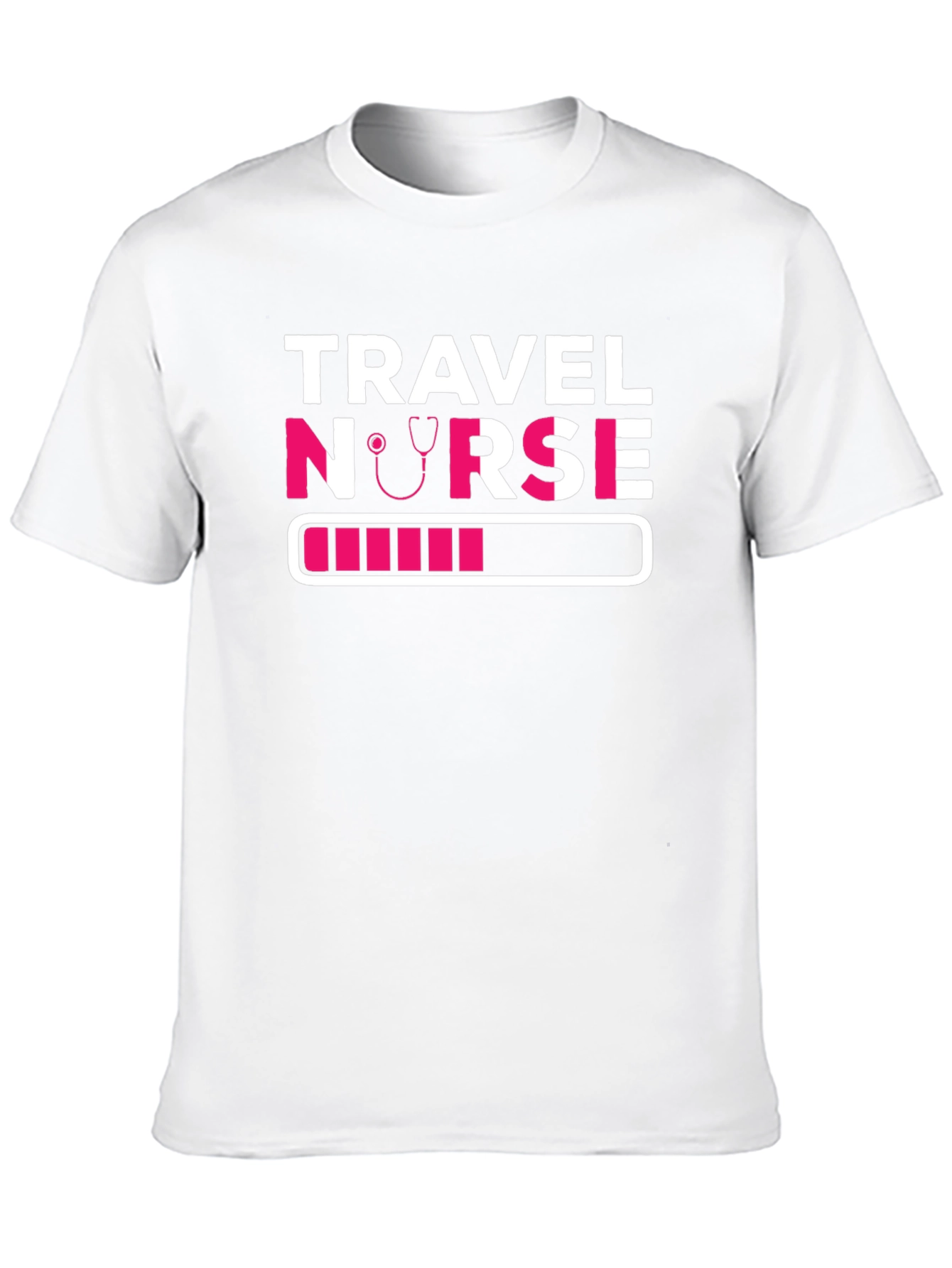 Travel Nurse Loading T-Shirt - Pink Design