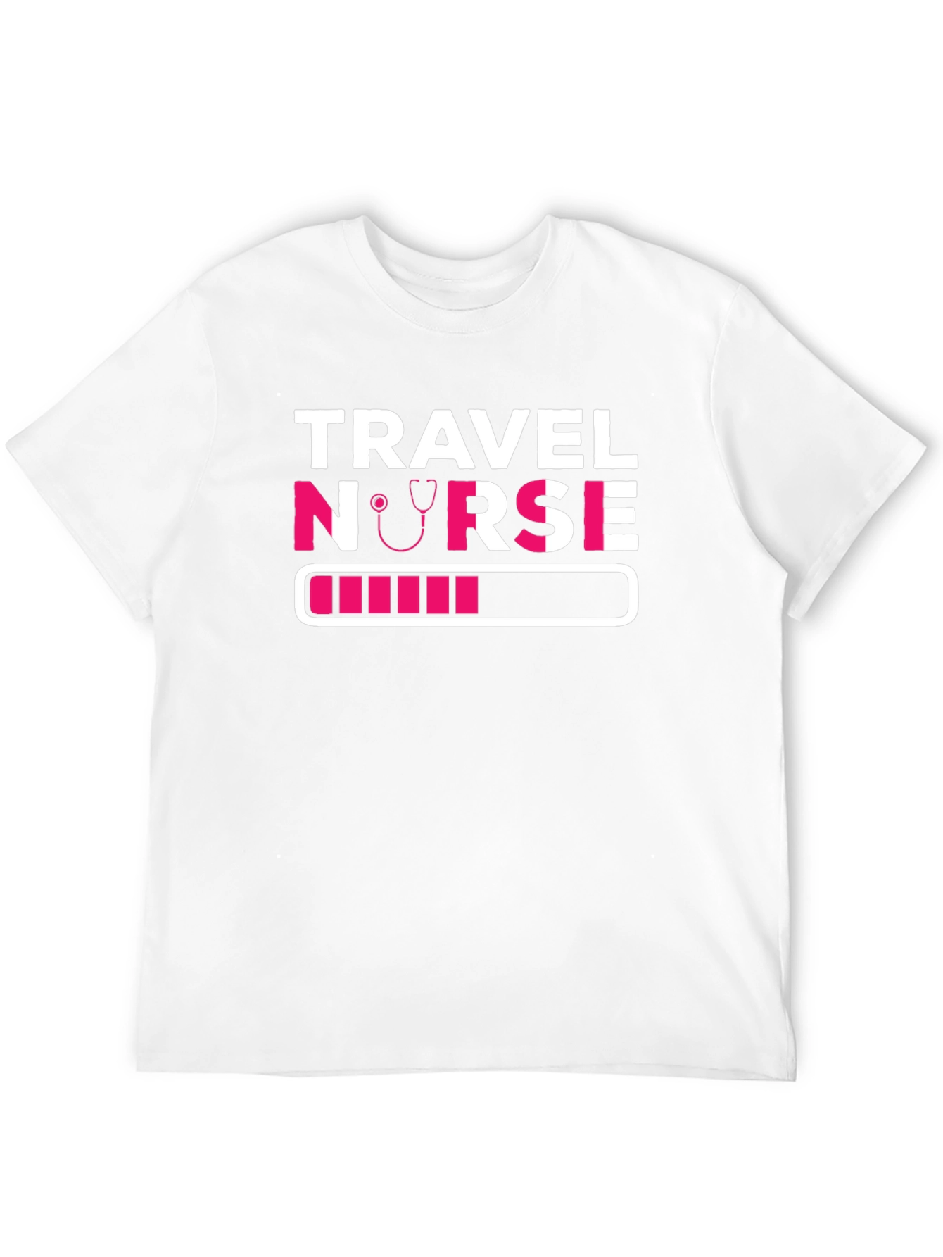 Travel Nurse Loading T-Shirt - Pink Design