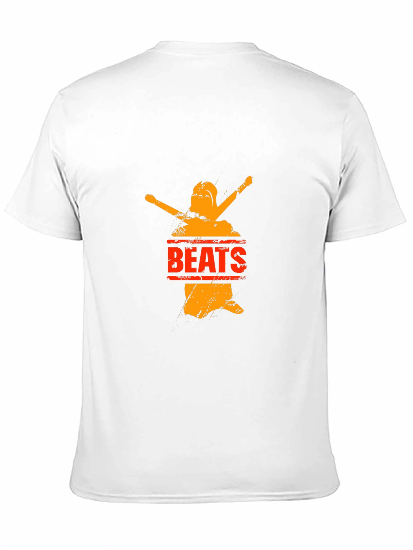 Black Graphic T-Shirt - Beats Design