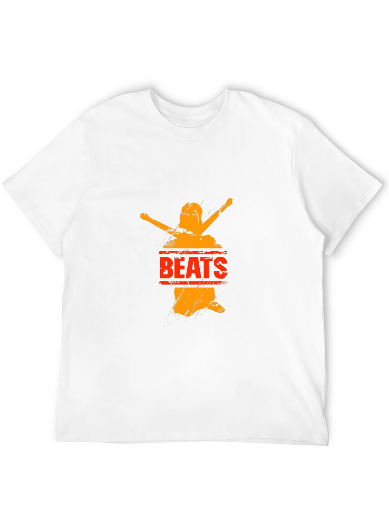 Black Graphic T-Shirt - Beats Design