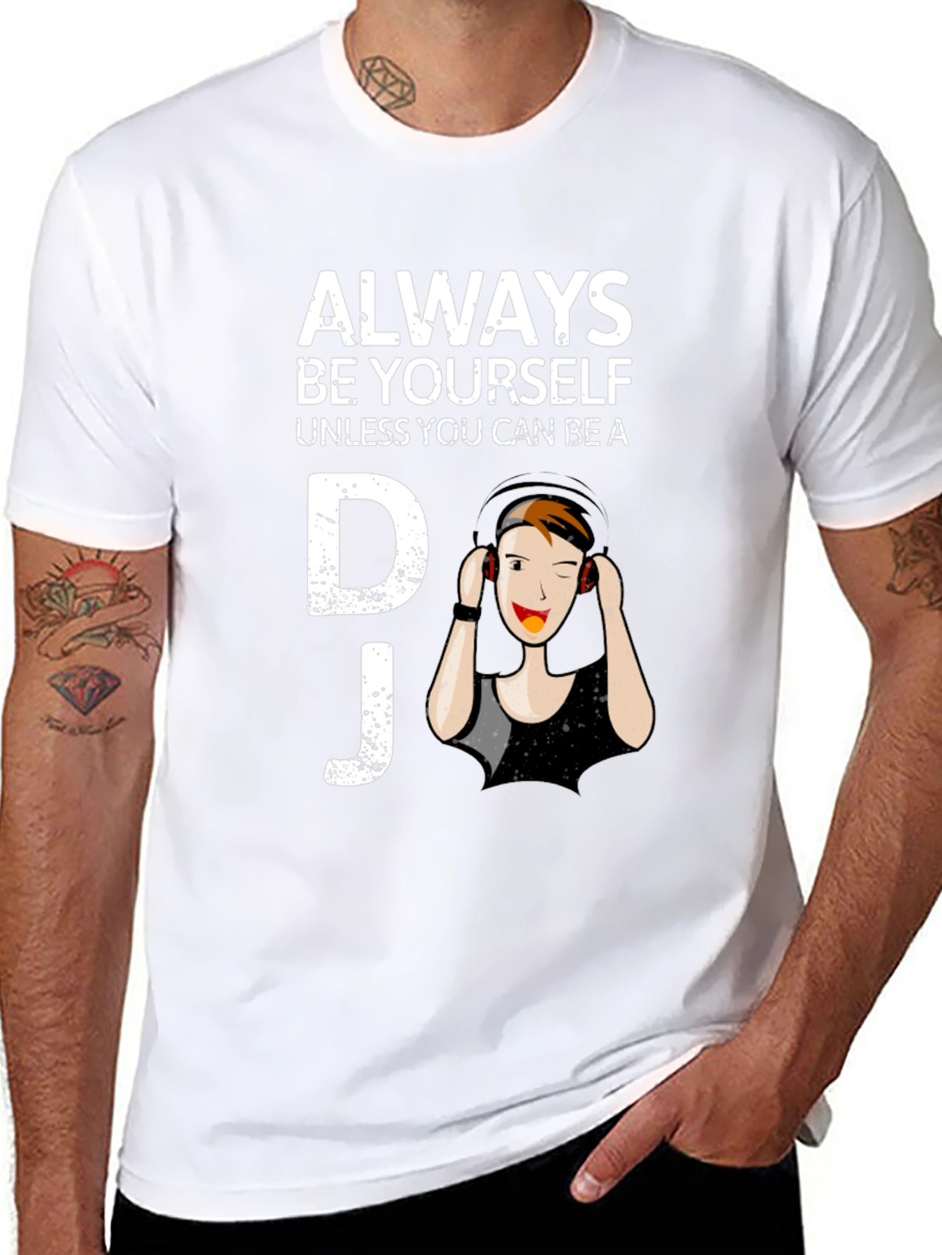 DJ Graphic T-Shirt - Always Be Yourself