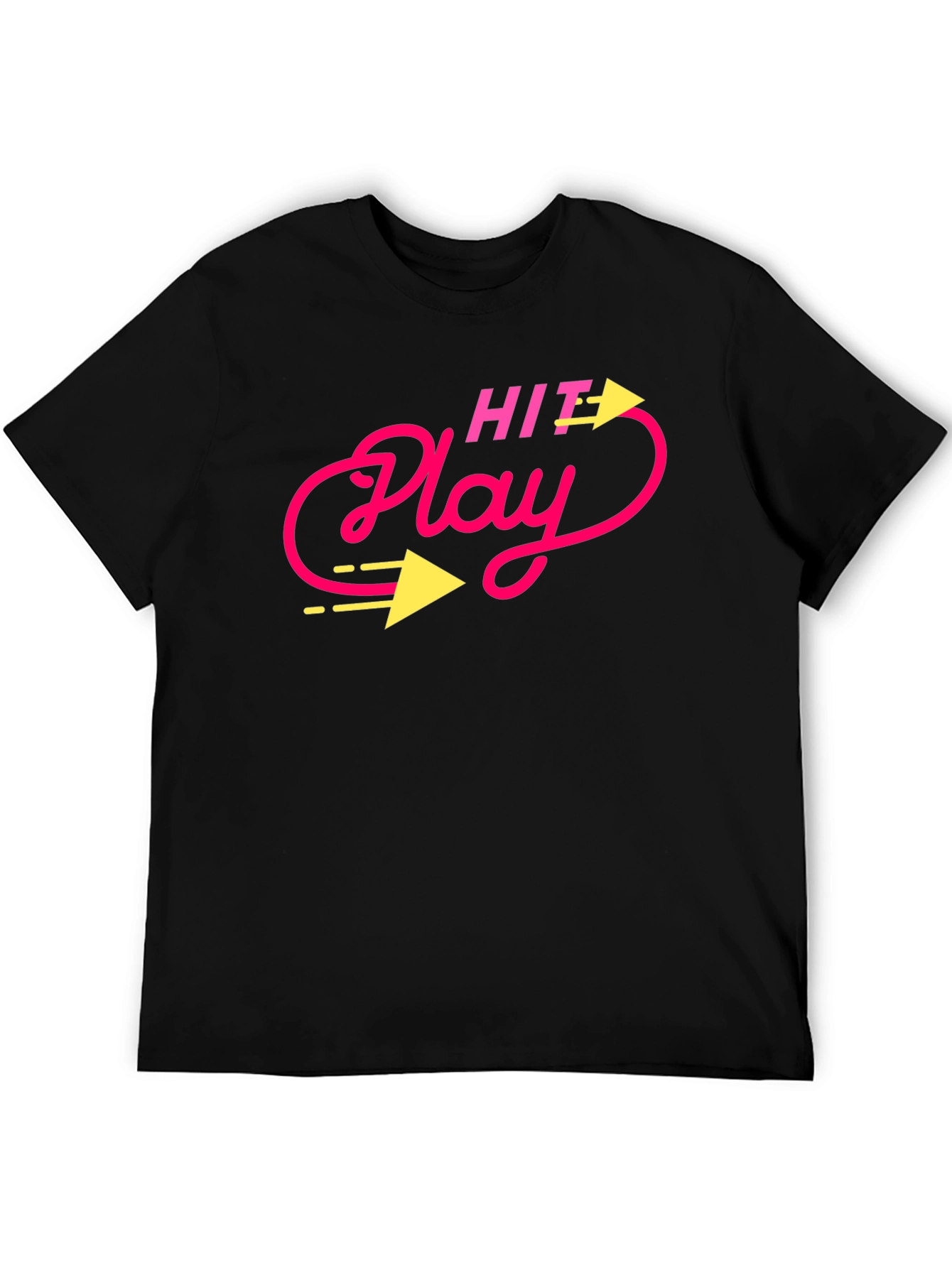 Hit Play Graphic Tee - Retro Style