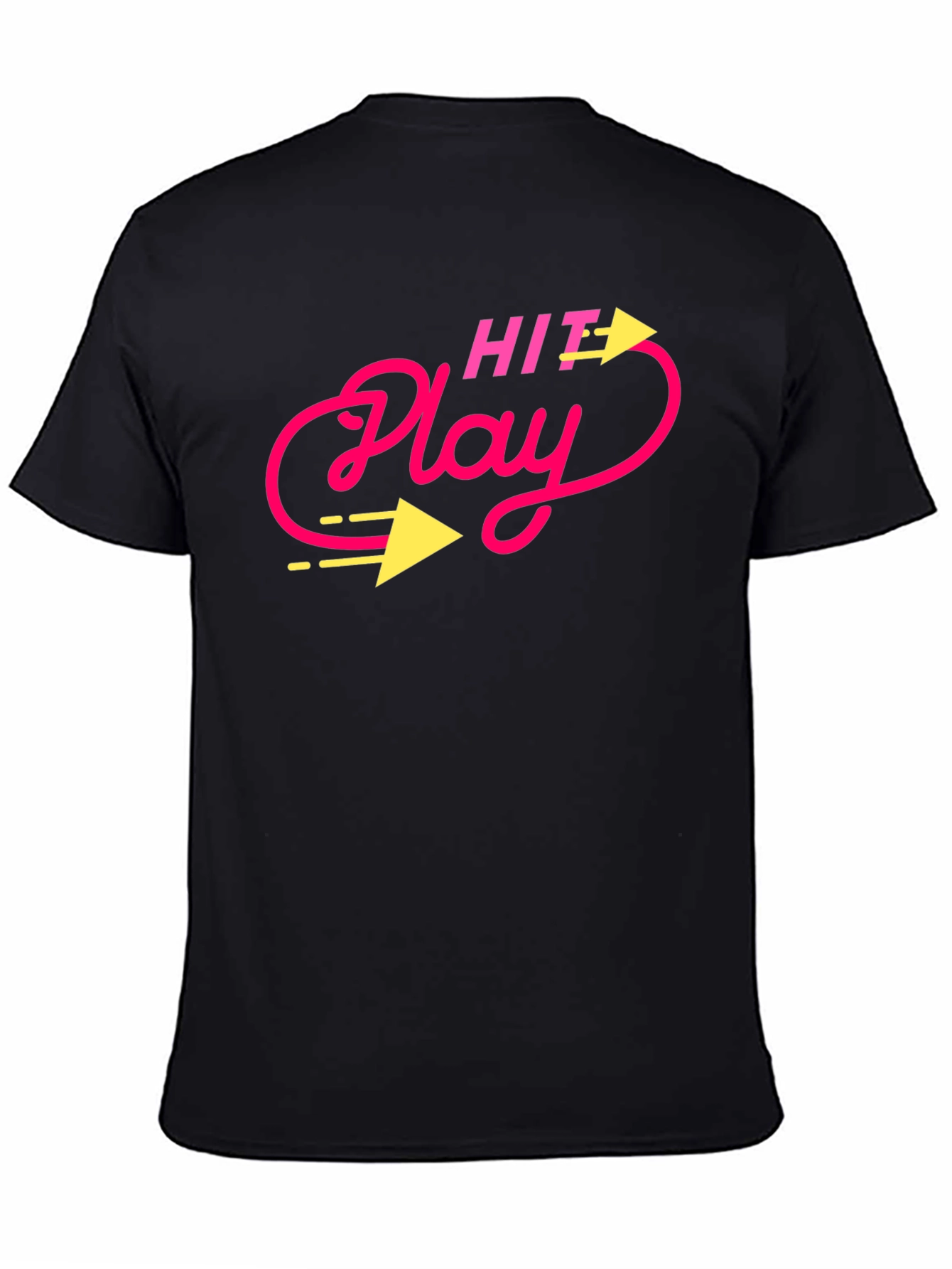 Hit Play Graphic Tee - Retro Style