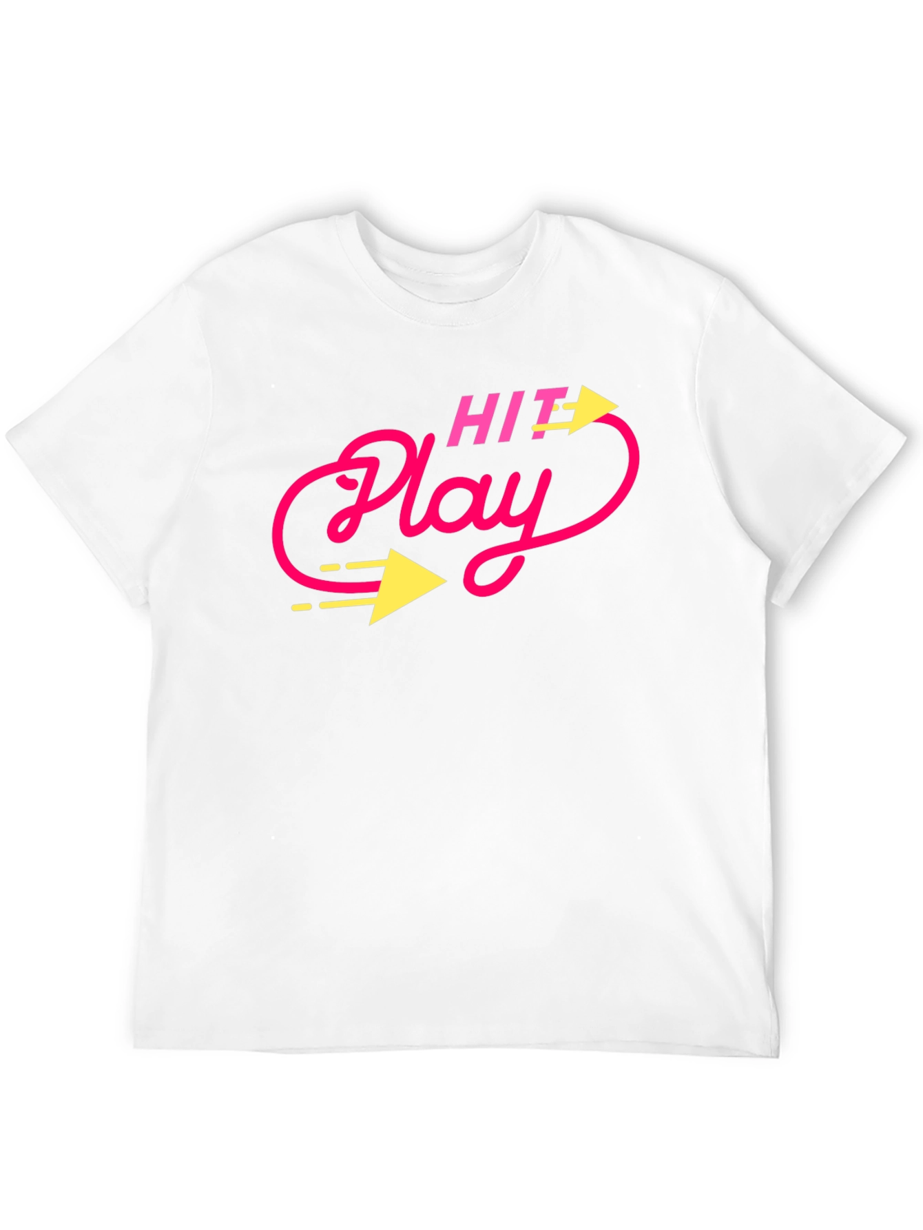 Hit Play Graphic Tee - Retro Style