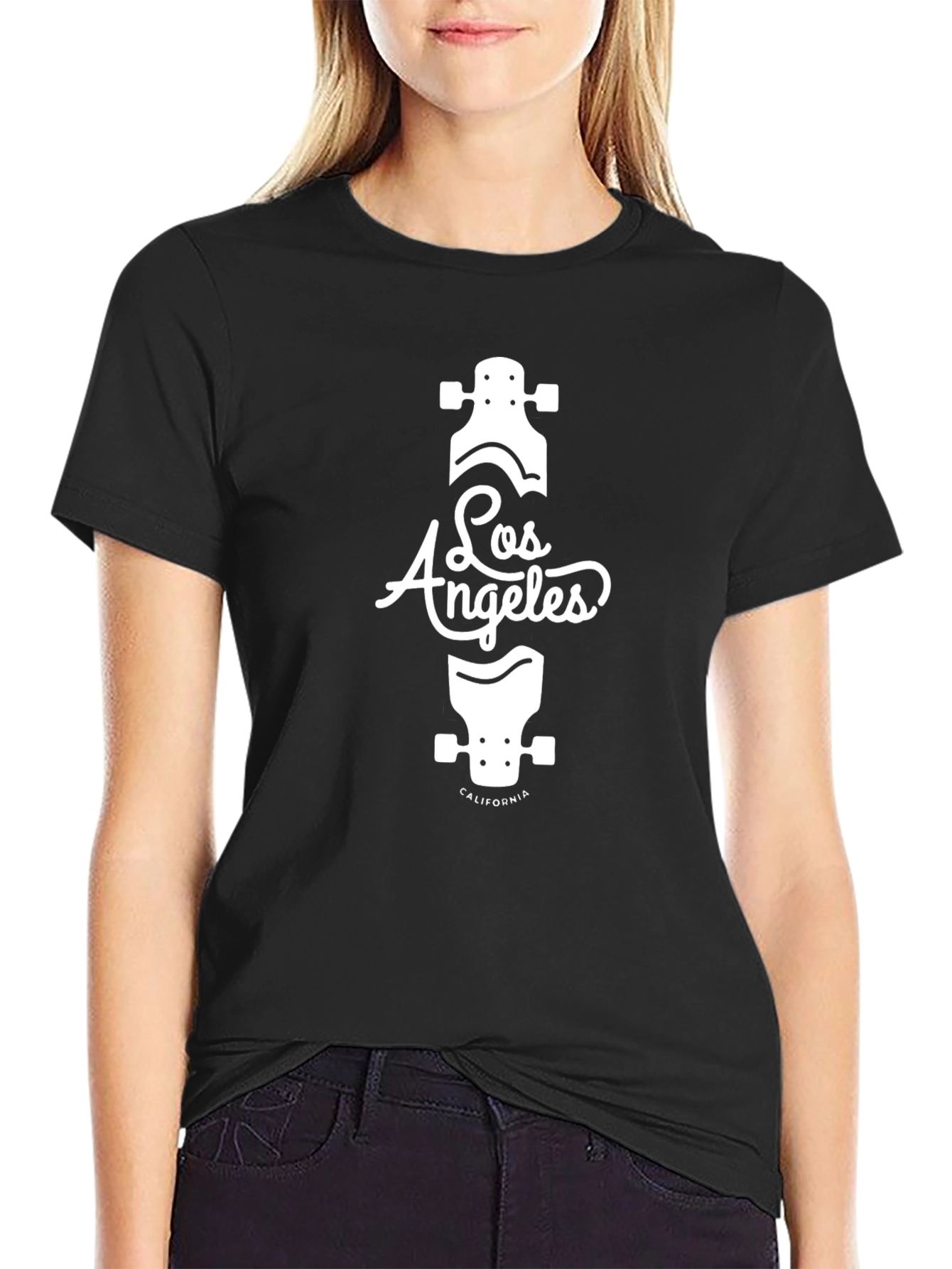 Los Angeles Skateboard T-Shirt - Cool Graphic Tee