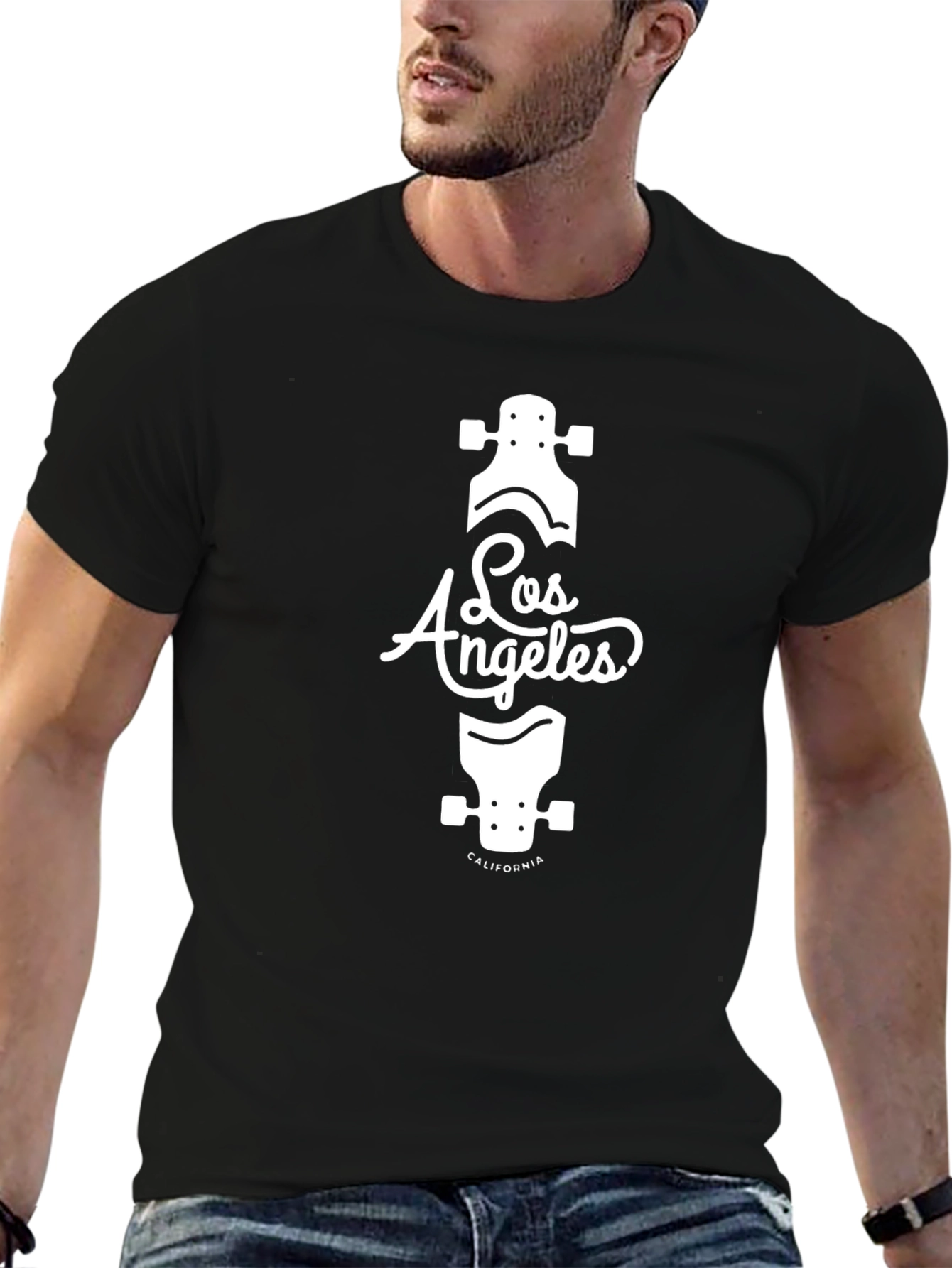 Los Angeles Skateboard T-Shirt - Cool Graphic Tee