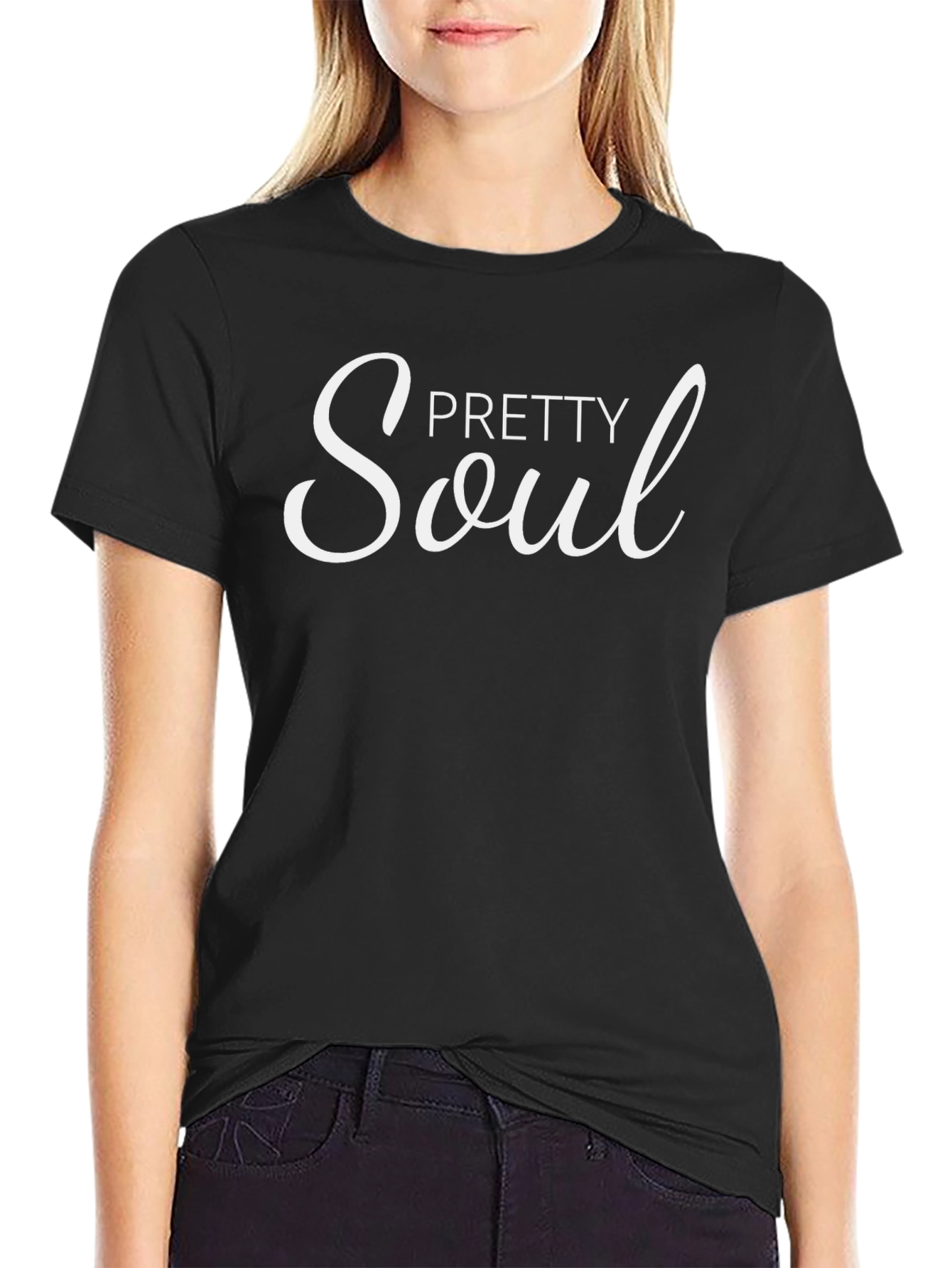 Pretty Soul Black T-Shirt - Stylish Casual Wear