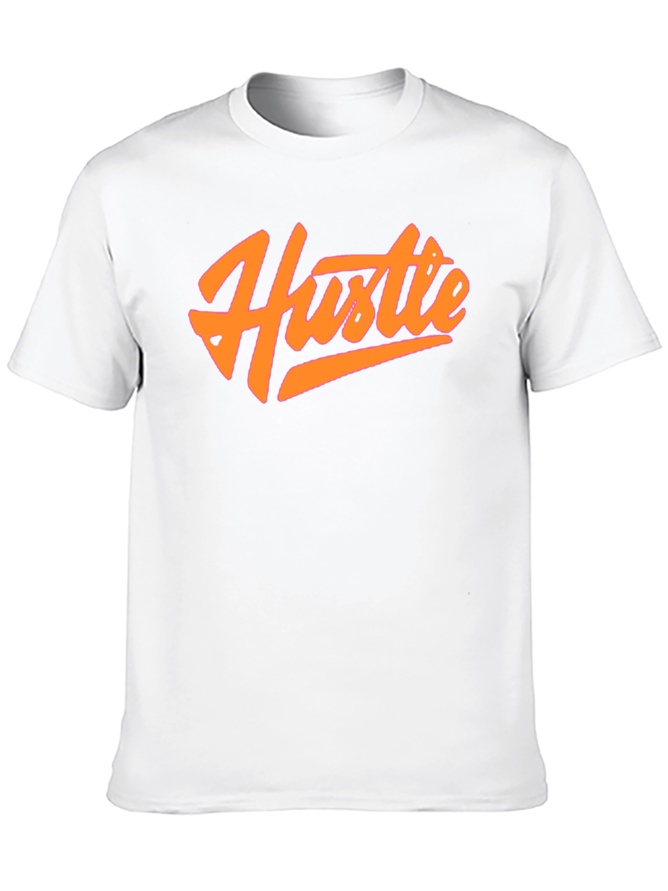 Hustle Graphic Tee - Black Casual T-Shirt