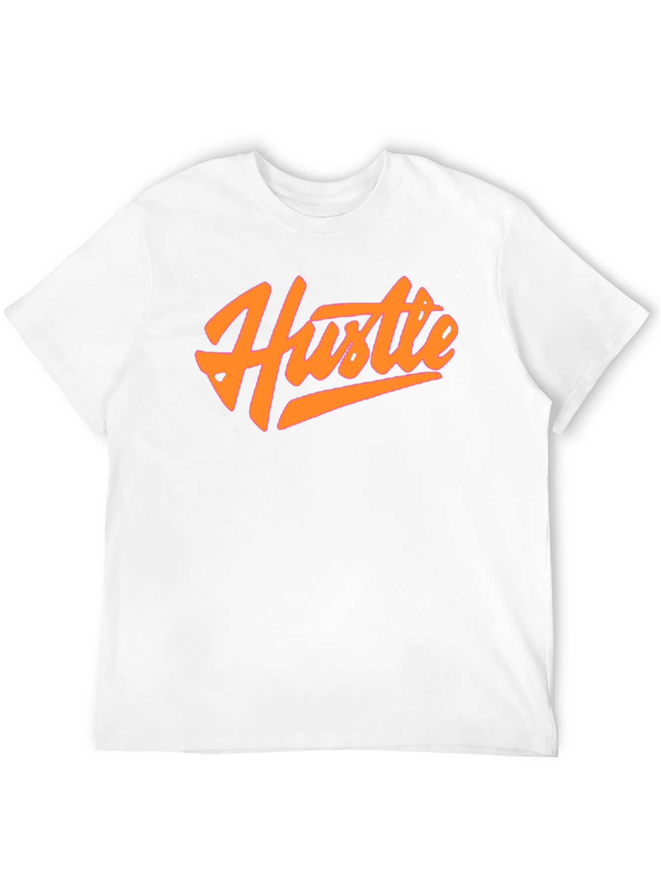 Hustle Graphic Tee - Black Casual T-Shirt