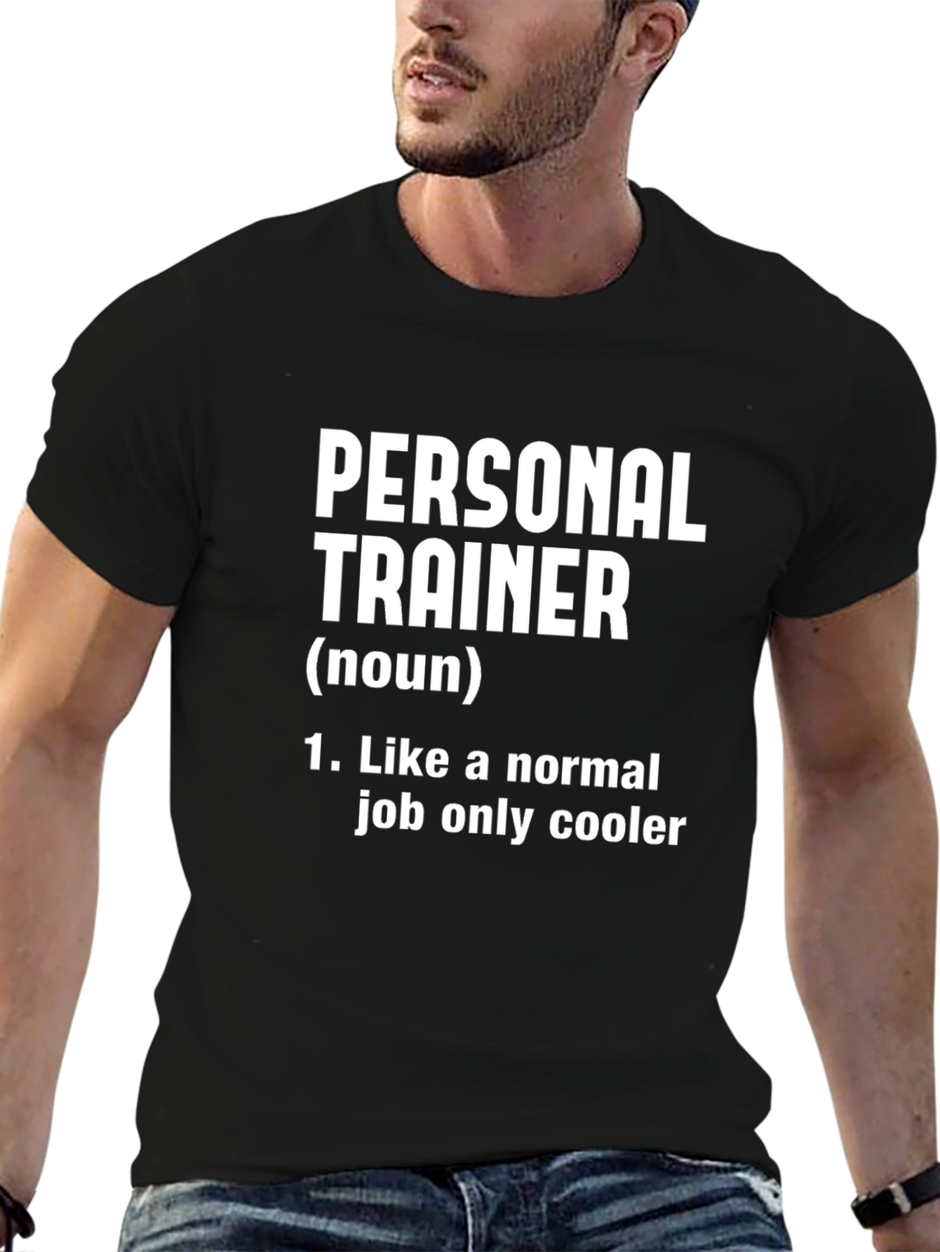 Personal Trainer Definition Graphic Tee - Cool Job Shirt