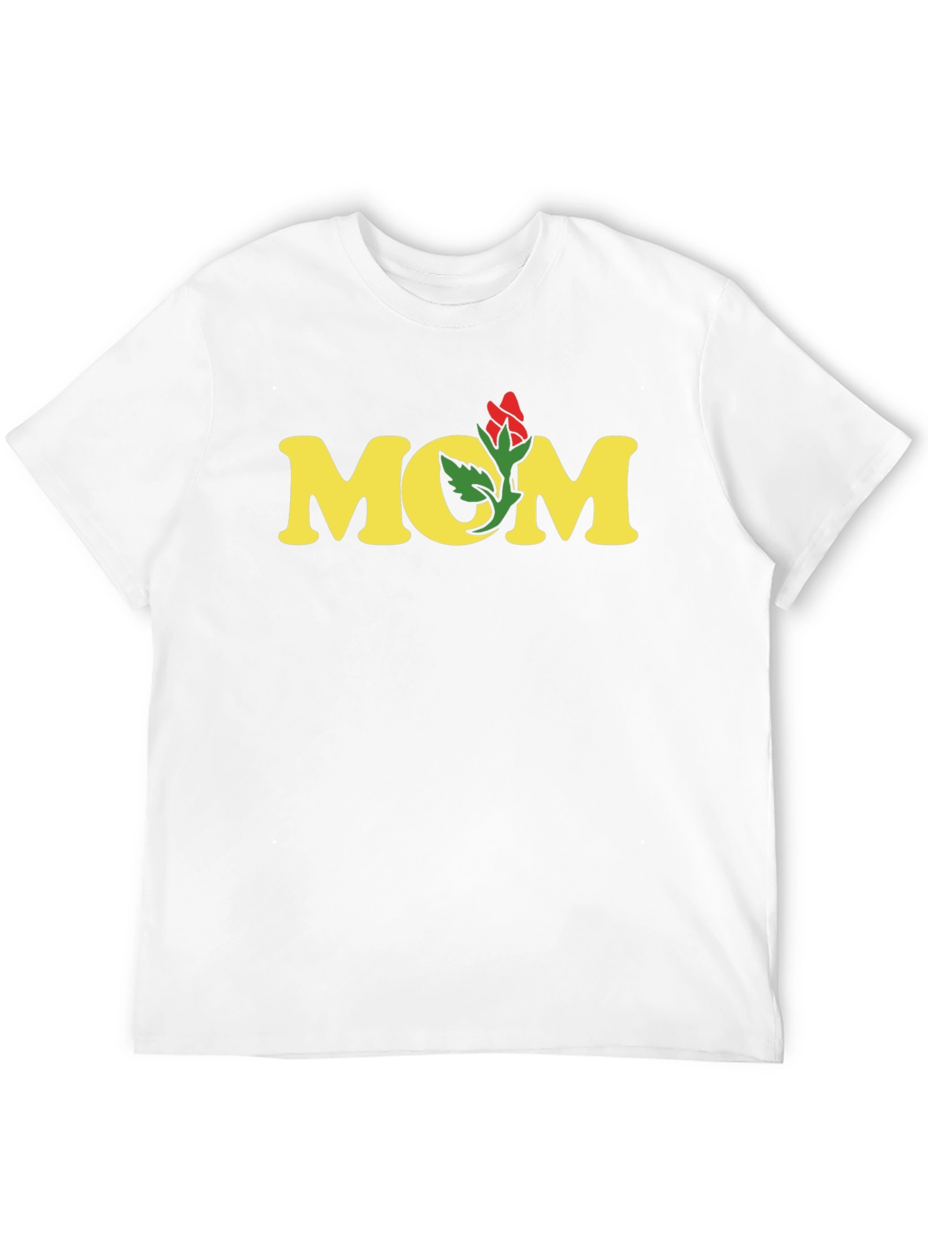 Mom Rose Graphic Tee - Soft Cotton Blend Shirt