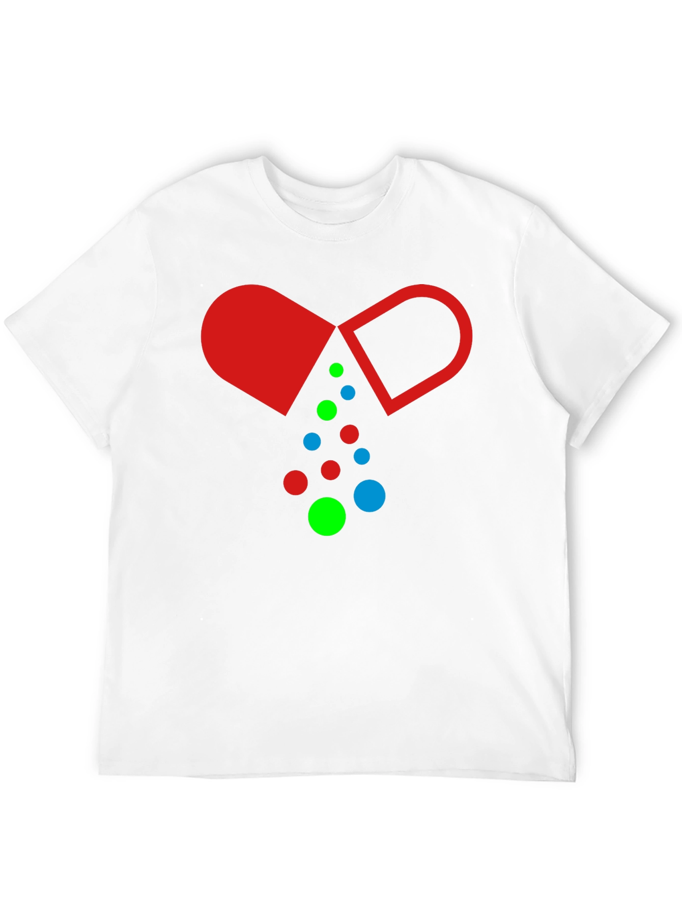 Pill Graphic Tee - Novelty Capsule Design