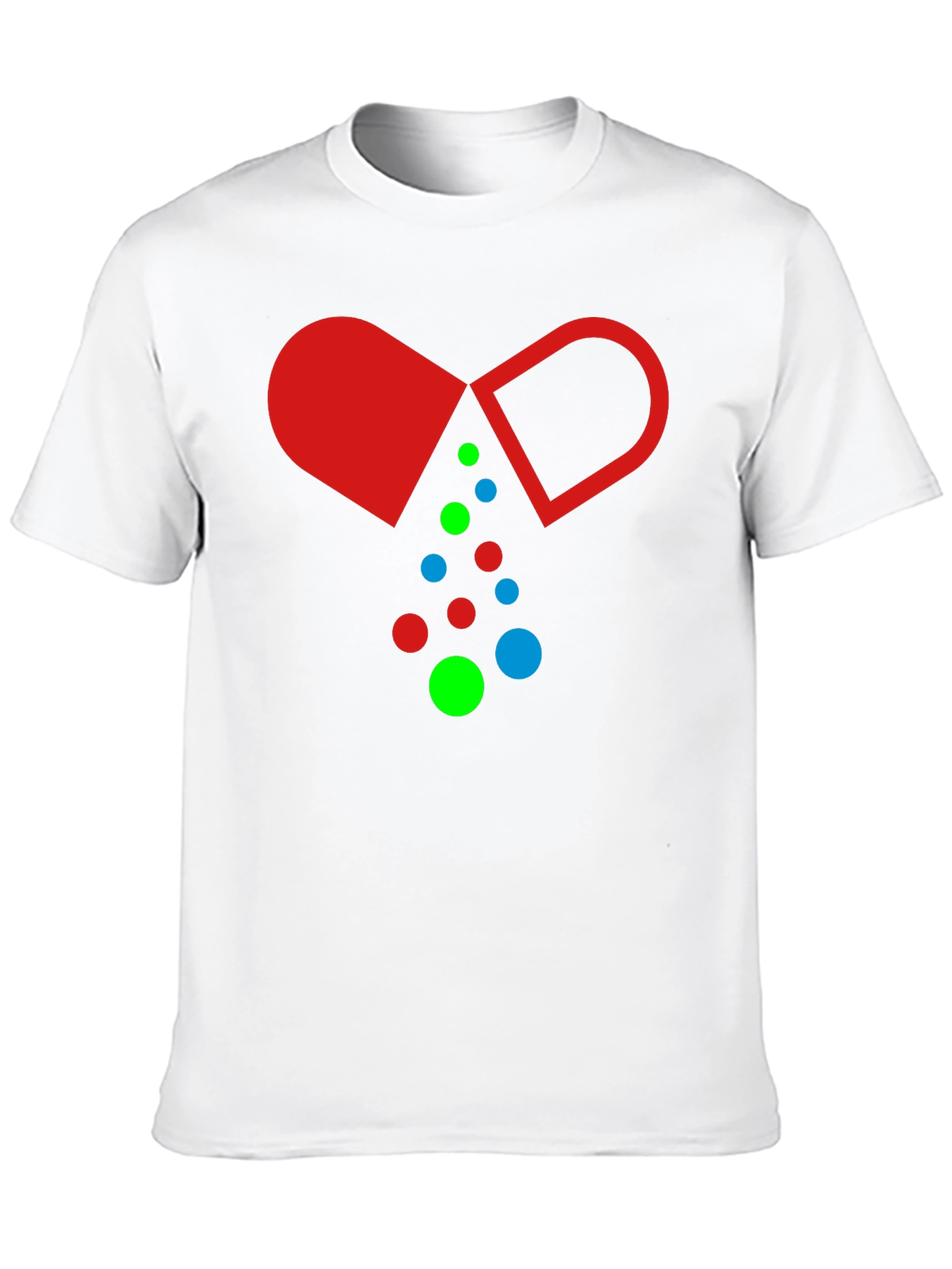 Pill Graphic Tee - Novelty Capsule Design