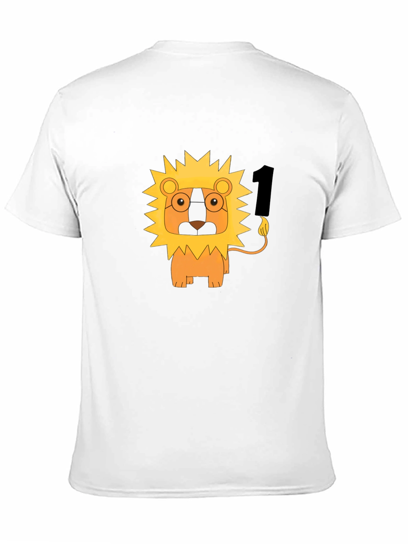 Lion Number One Black T-Shirt