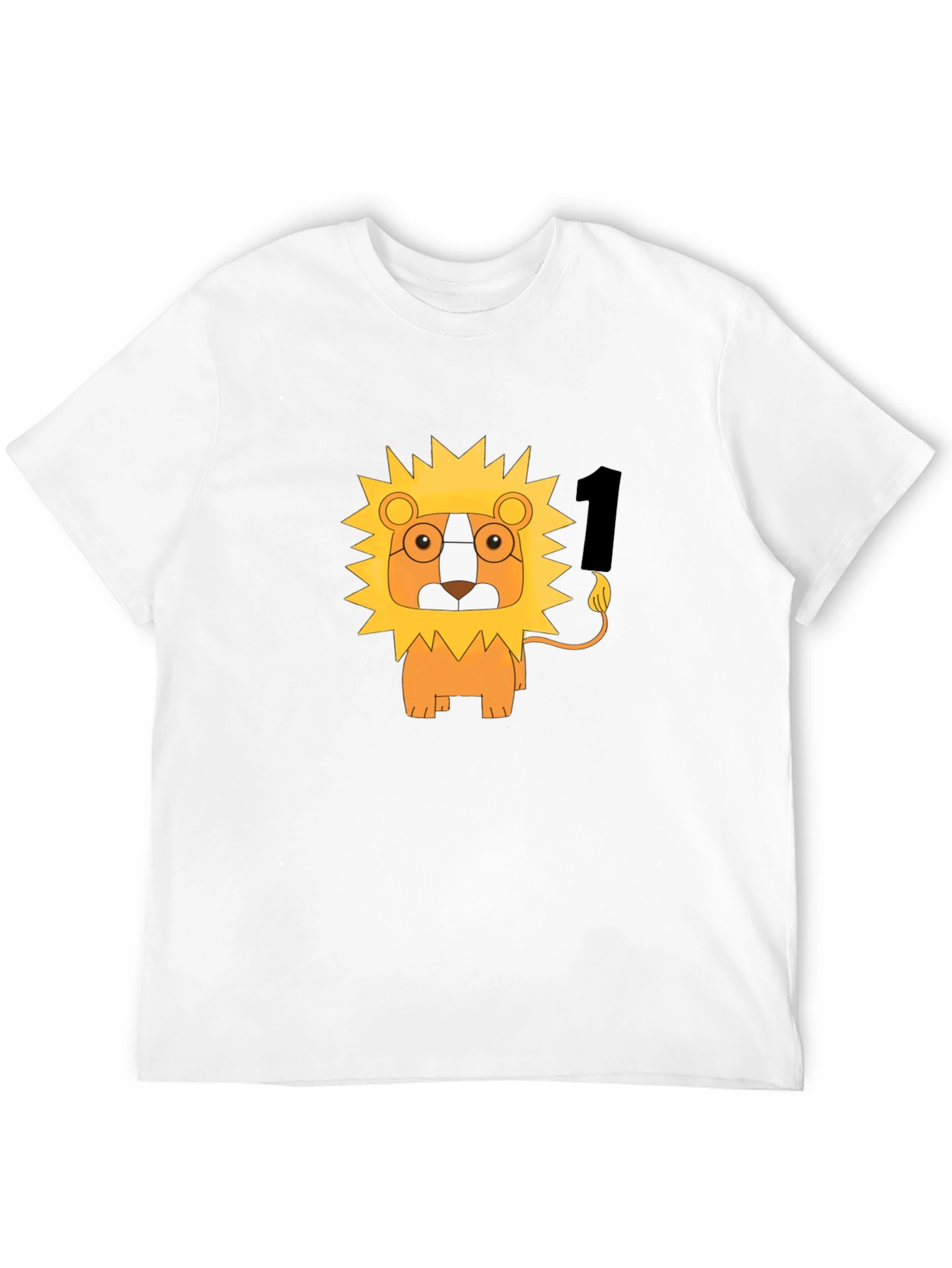 Lion Number One Black T-Shirt