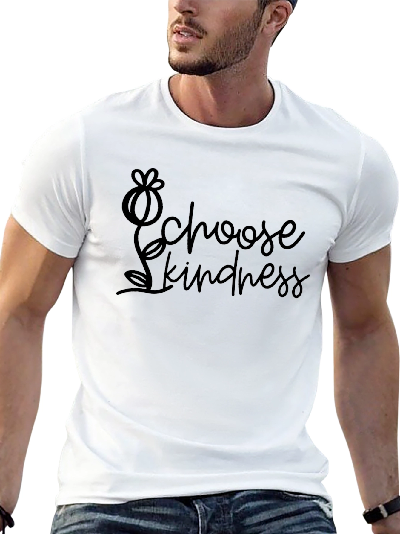Choose Kindness Graphic T-Shirt - Soft Black Tee