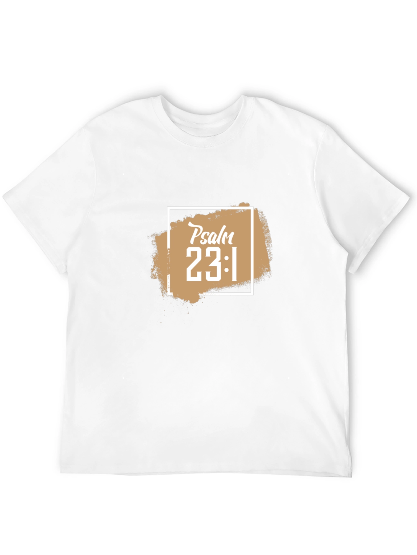 Psalm 23:1 Christian T-Shirt - Black