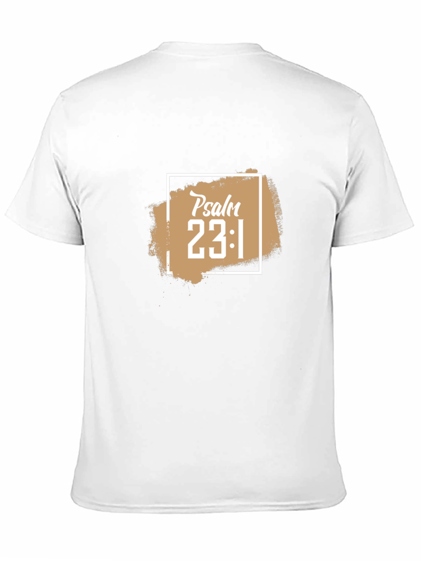 Psalm 23:1 Christian T-Shirt - Black