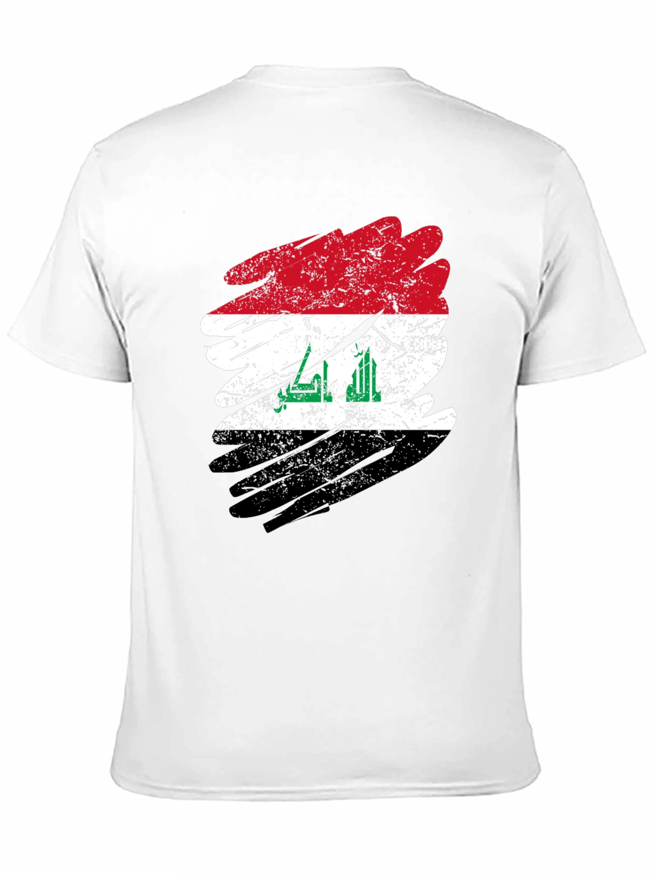 Iraq Flag Distressed T-Shirt