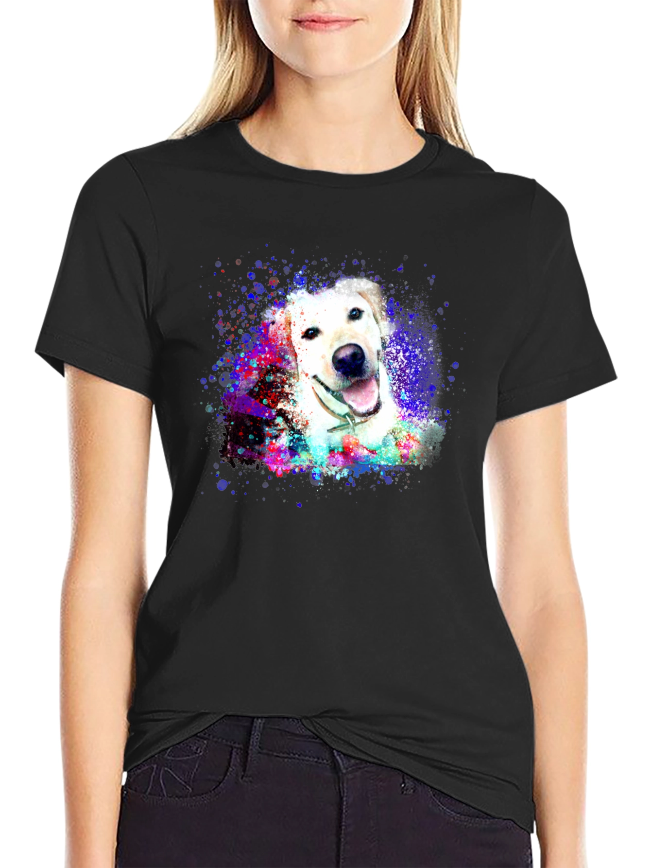 Dog Art Print Tee - Labrador Retriever T-Shirt