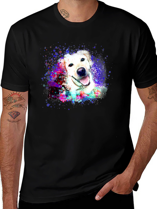Dog Art Print Tee - Labrador Retriever T-Shirt