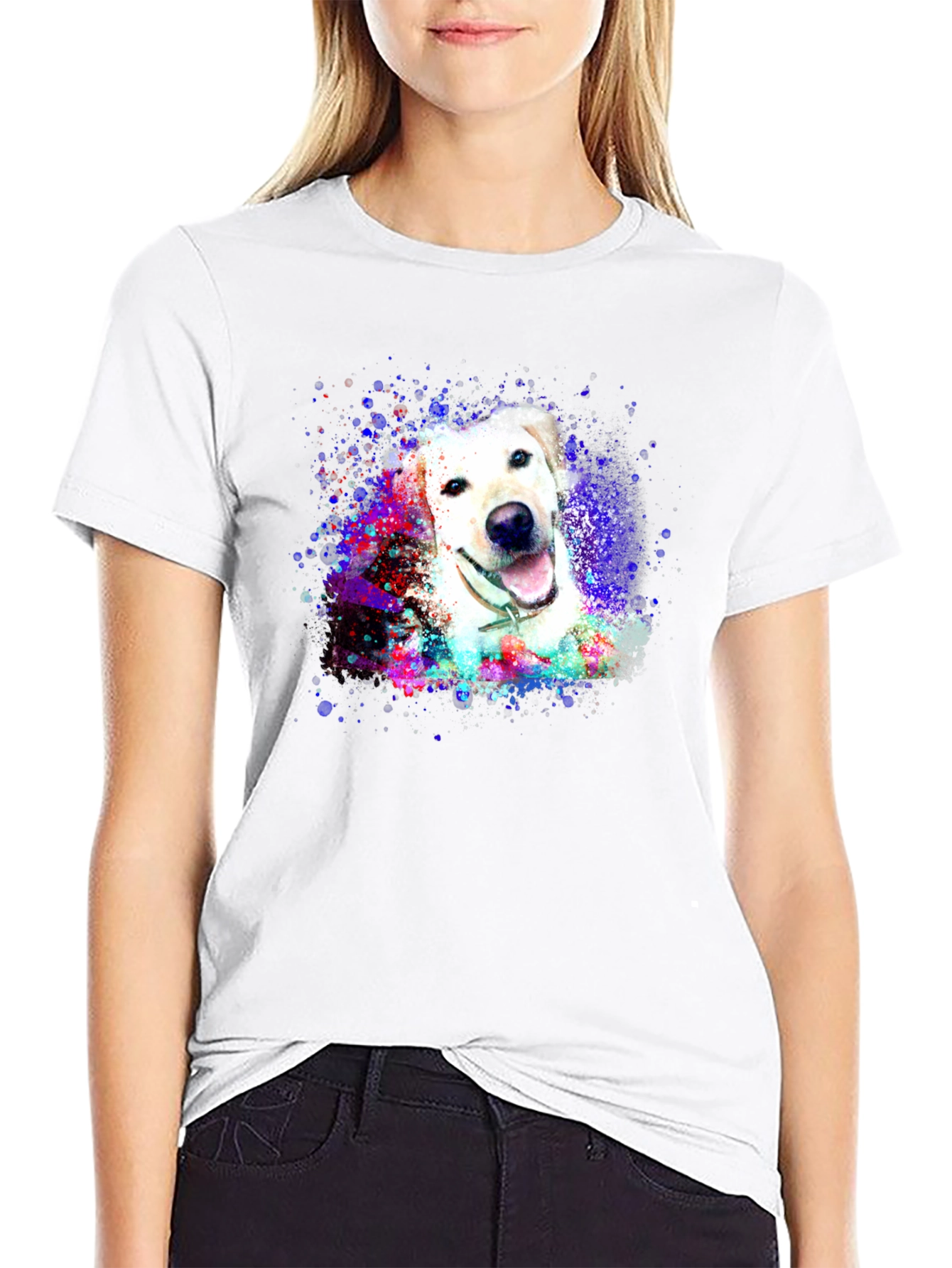Dog Art Print Tee - Labrador Retriever T-Shirt