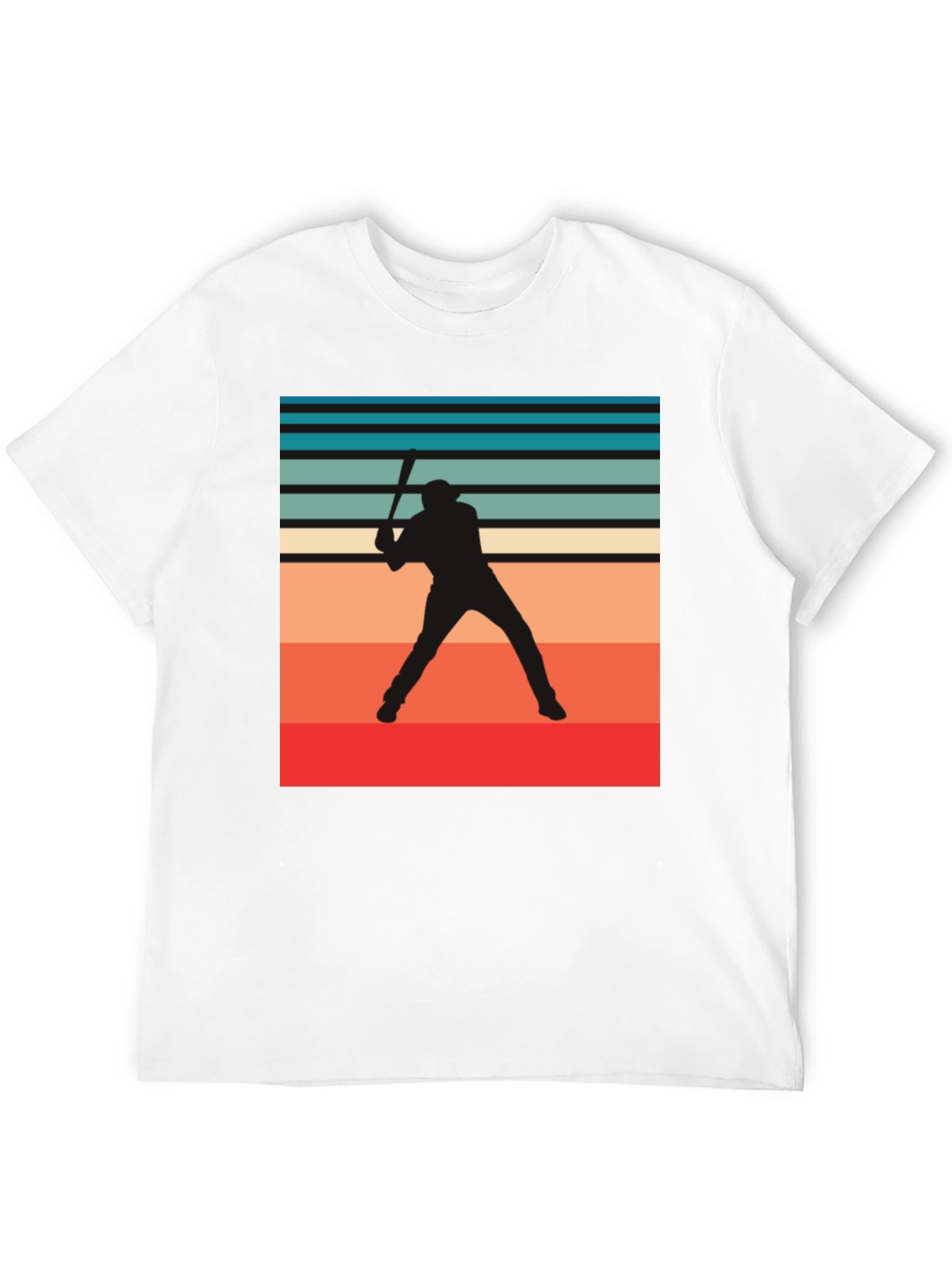 Retro Baseball Silhouette T-Shirt