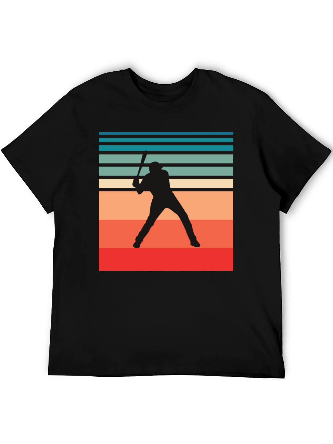 Retro Baseball Silhouette T-Shirt