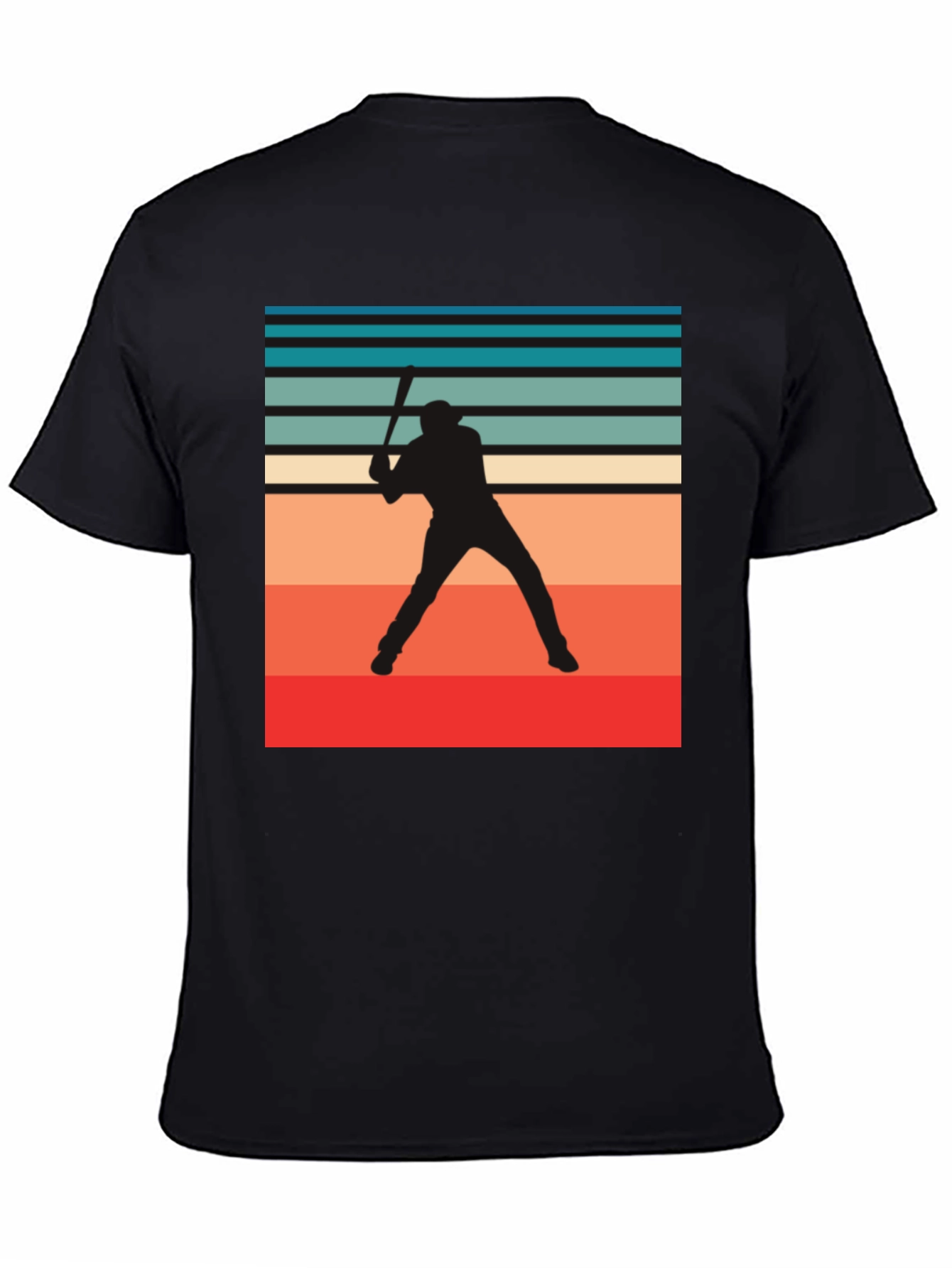 Retro Baseball Silhouette T-Shirt