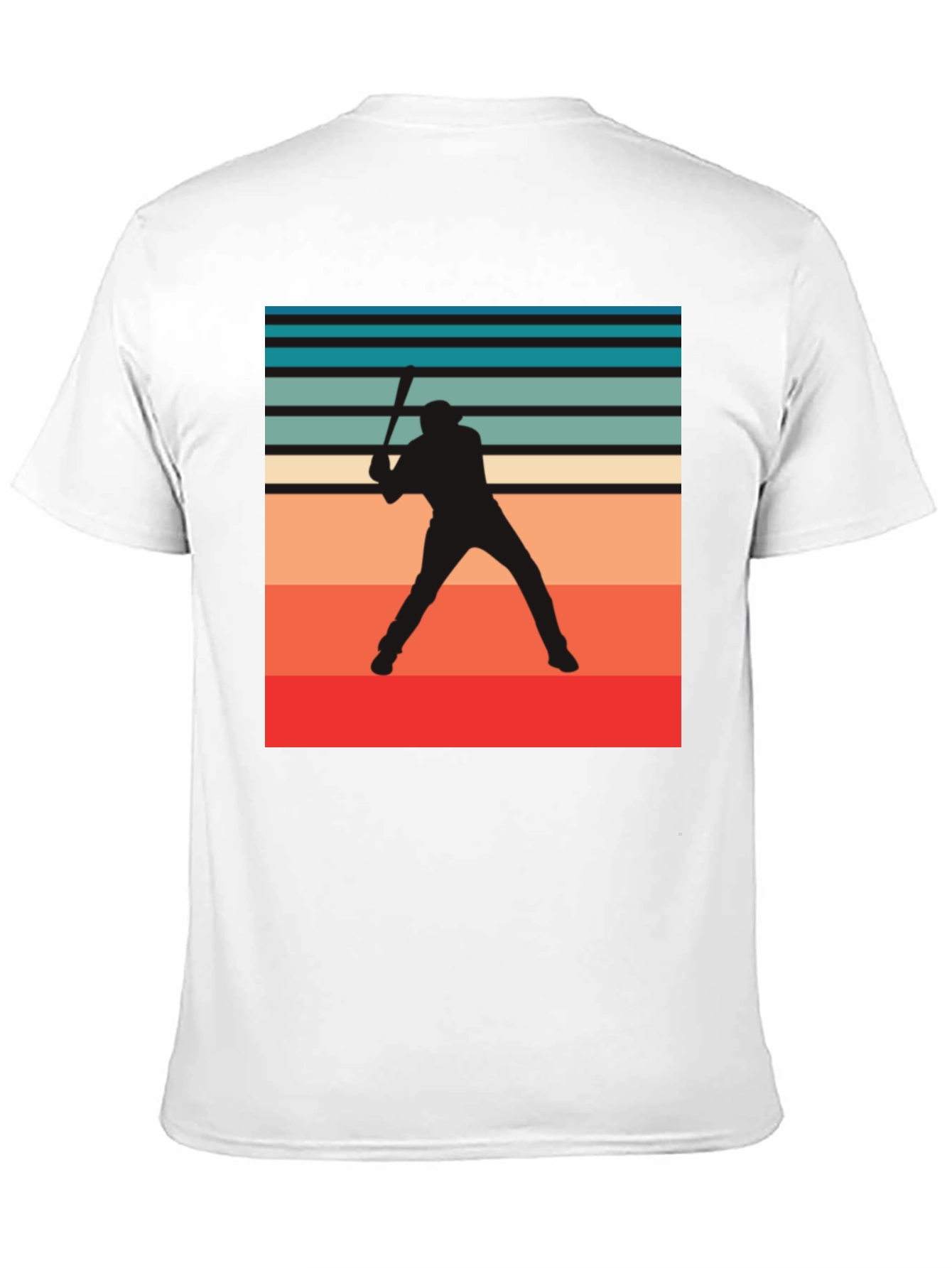Retro Baseball Silhouette T-Shirt
